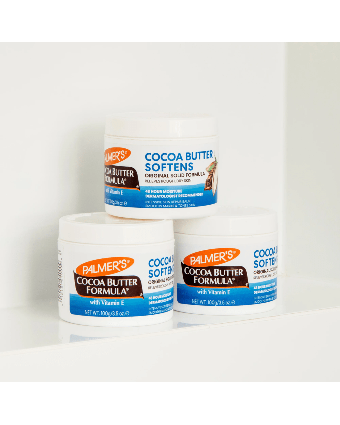 3 Palmer's Cocoa Butter Solid Formula Jar 100g - Vitamin E, 3 of 4