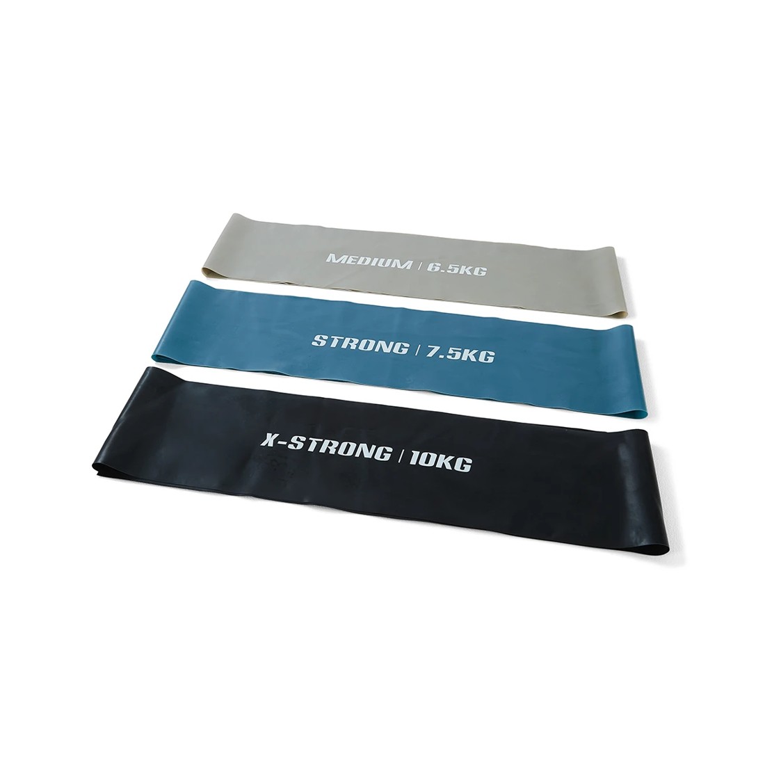 1 3 Pack Flat Resistance Band Set, 1 of 10