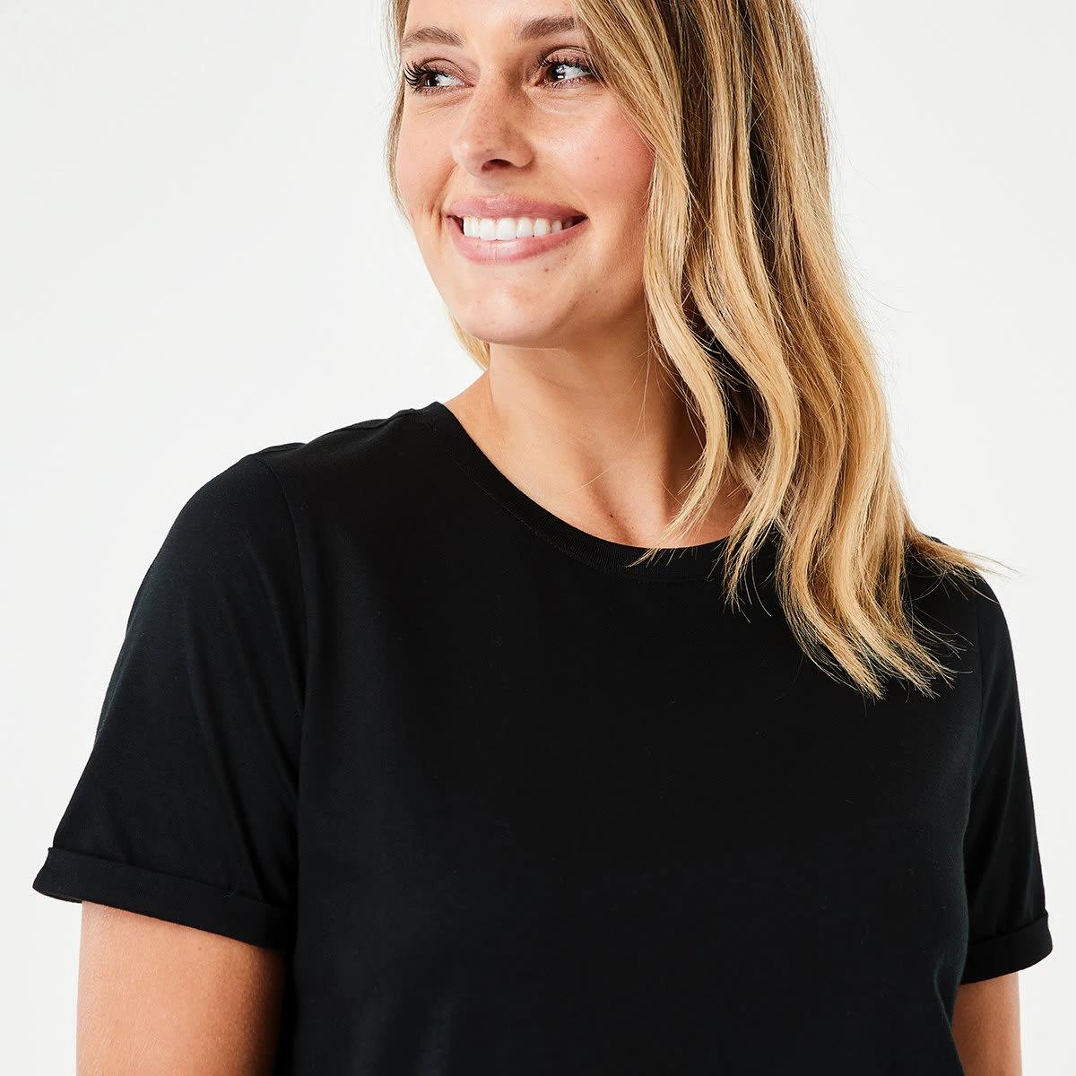 4 Short Sleeve Australian Cotton T-shirt Black, 4 of 5