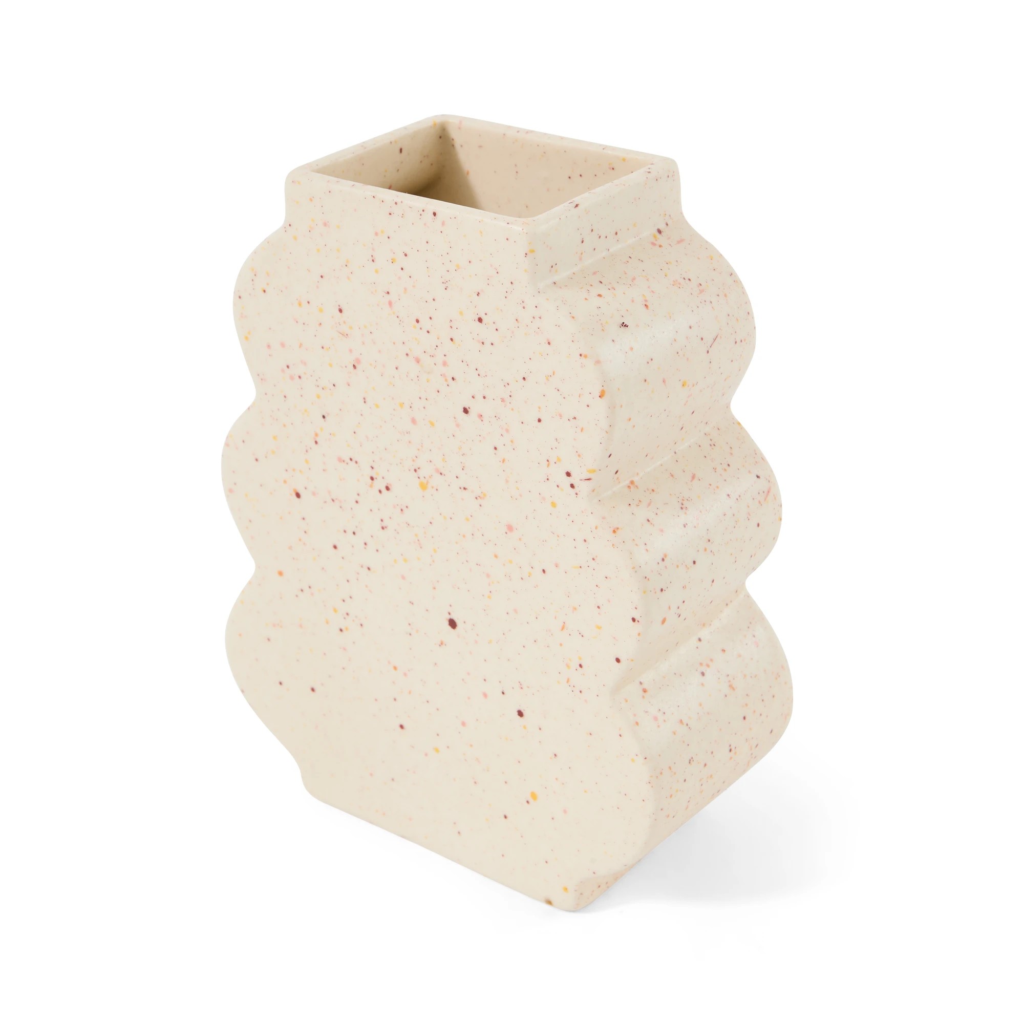 3 Wavy Ceramic Vase, 3 of 4