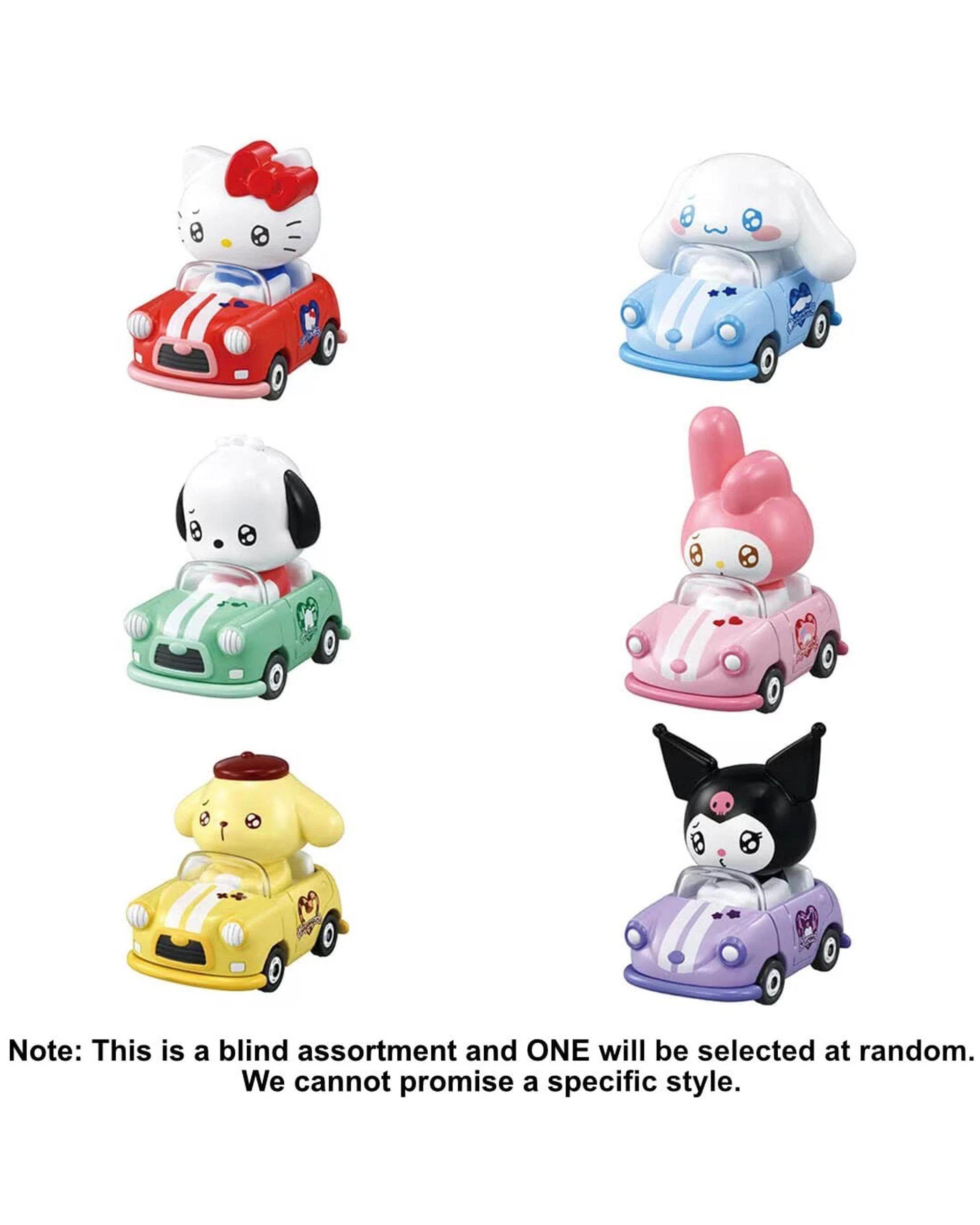 2 Tomica Dream Tomica Tunes Sanrio Characters Vol. 1 Blind Box, 2 of 9