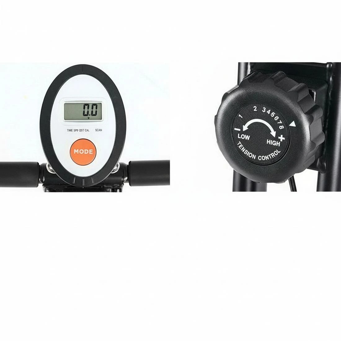 5 Everfit Folding Exercise Bike Magnetic X-Bike Bicycle Indoor Cycling - Black, 5 of 6