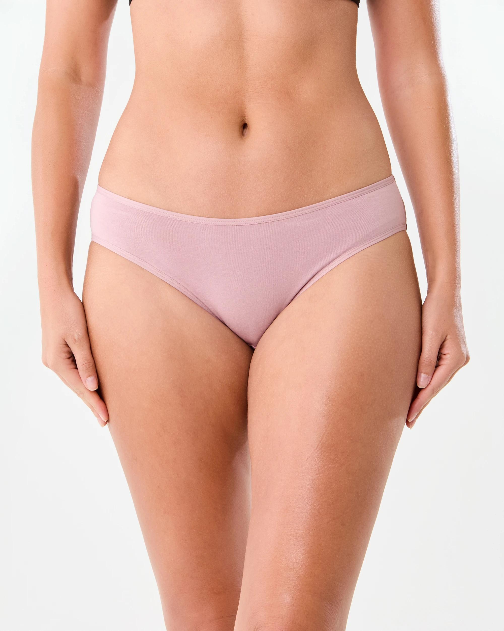 4 5 Pack Cotton Stretch Bikini Briefs Roses, 4 of 10