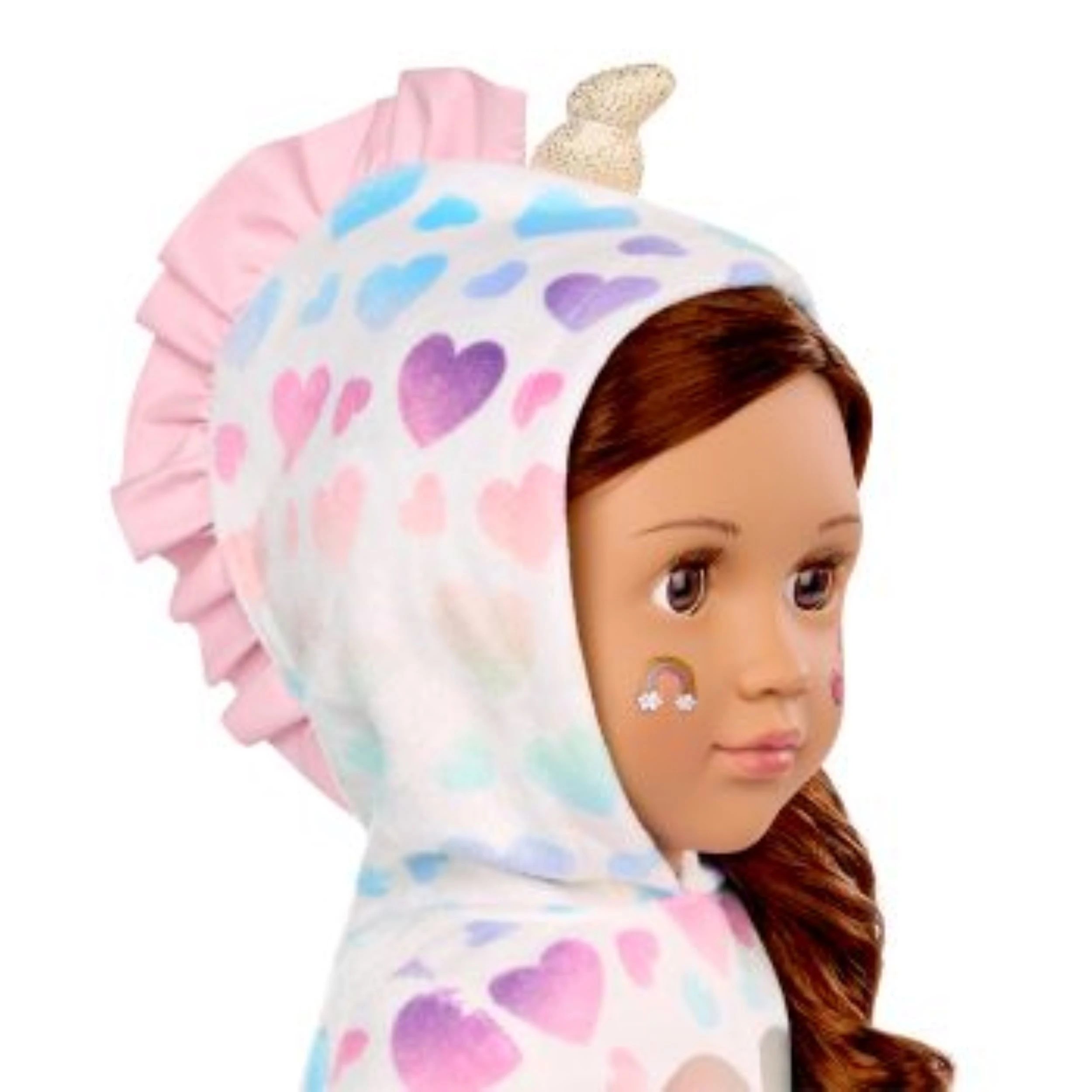 3 Our Generation Dream Bright Glow In The Dark Pyjama Outfit - Multi, 3 of 6