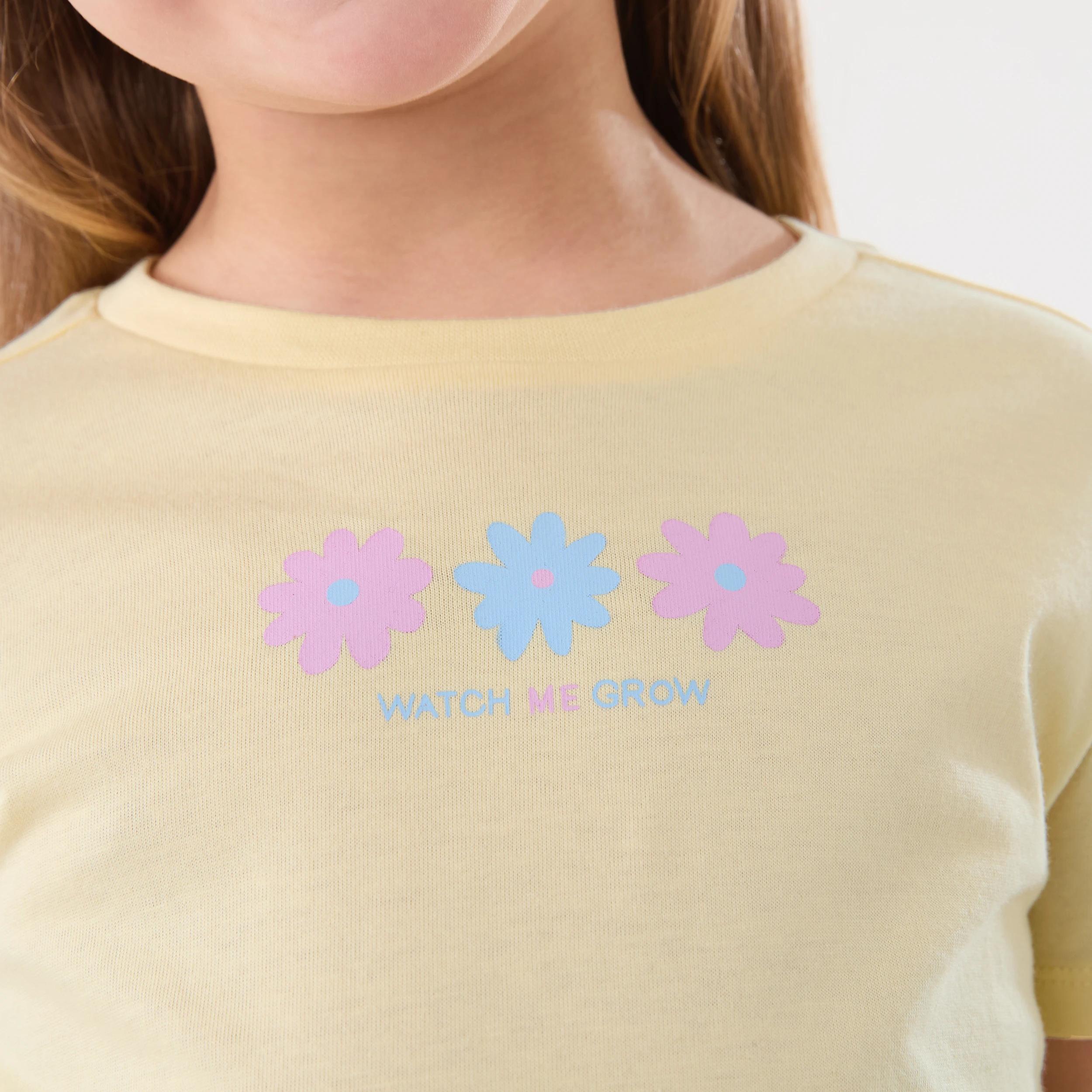 4 Printed T-shirt Ylw Floral, 4 of 6