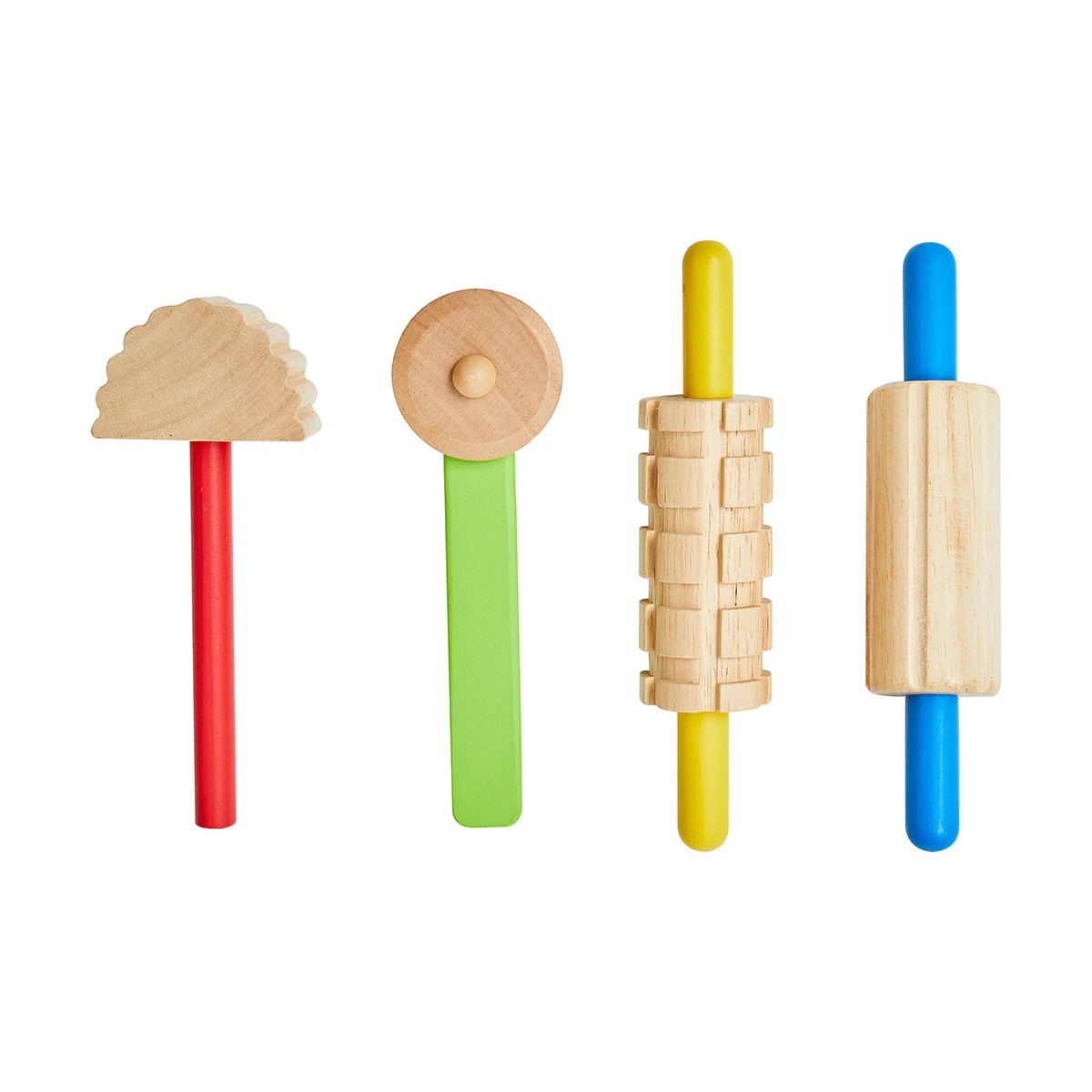 1 4 Piece Wooden Dough Tools, 1 of 9