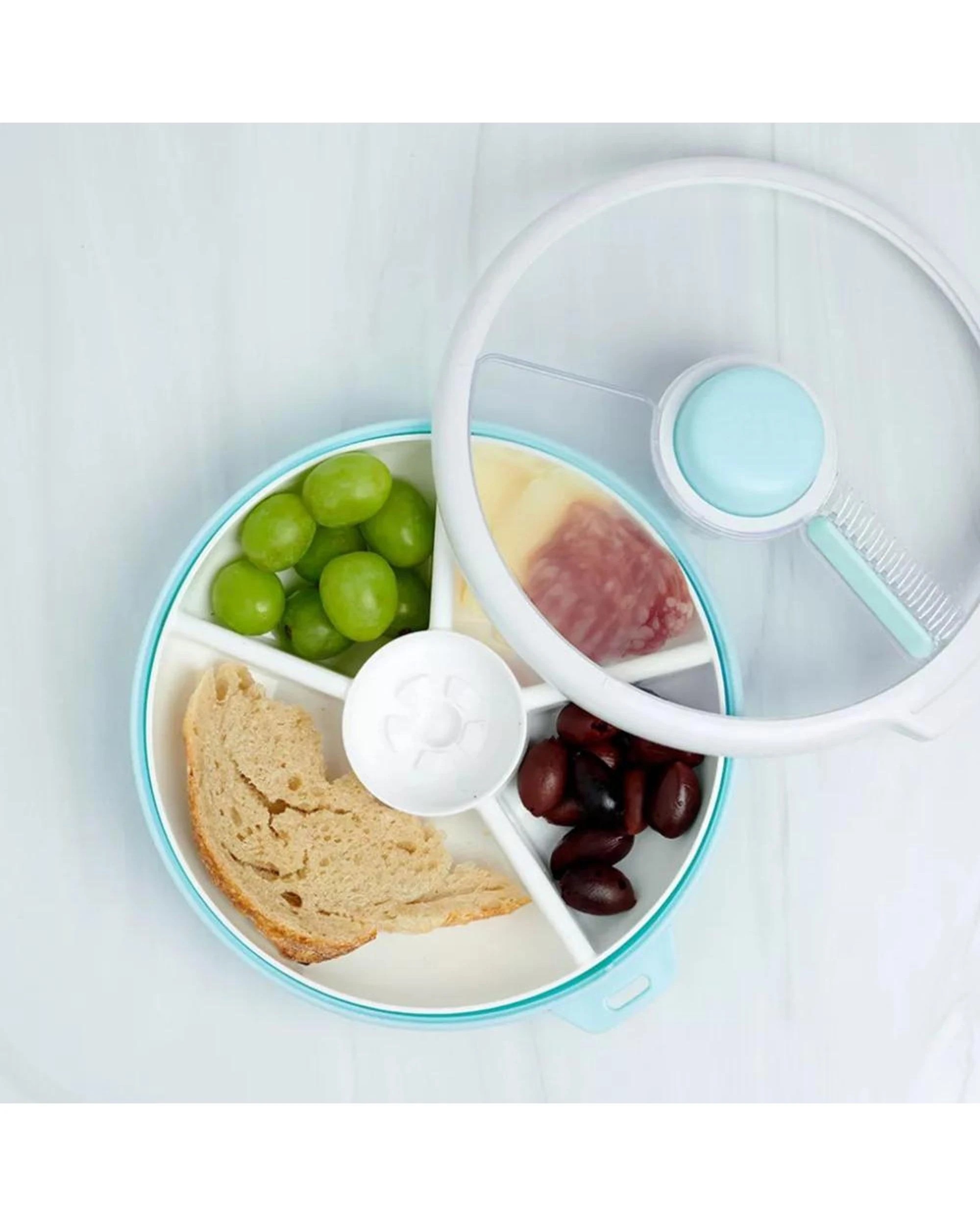 3 GoBe Large Snack Spinner  Blue, 3 of 3