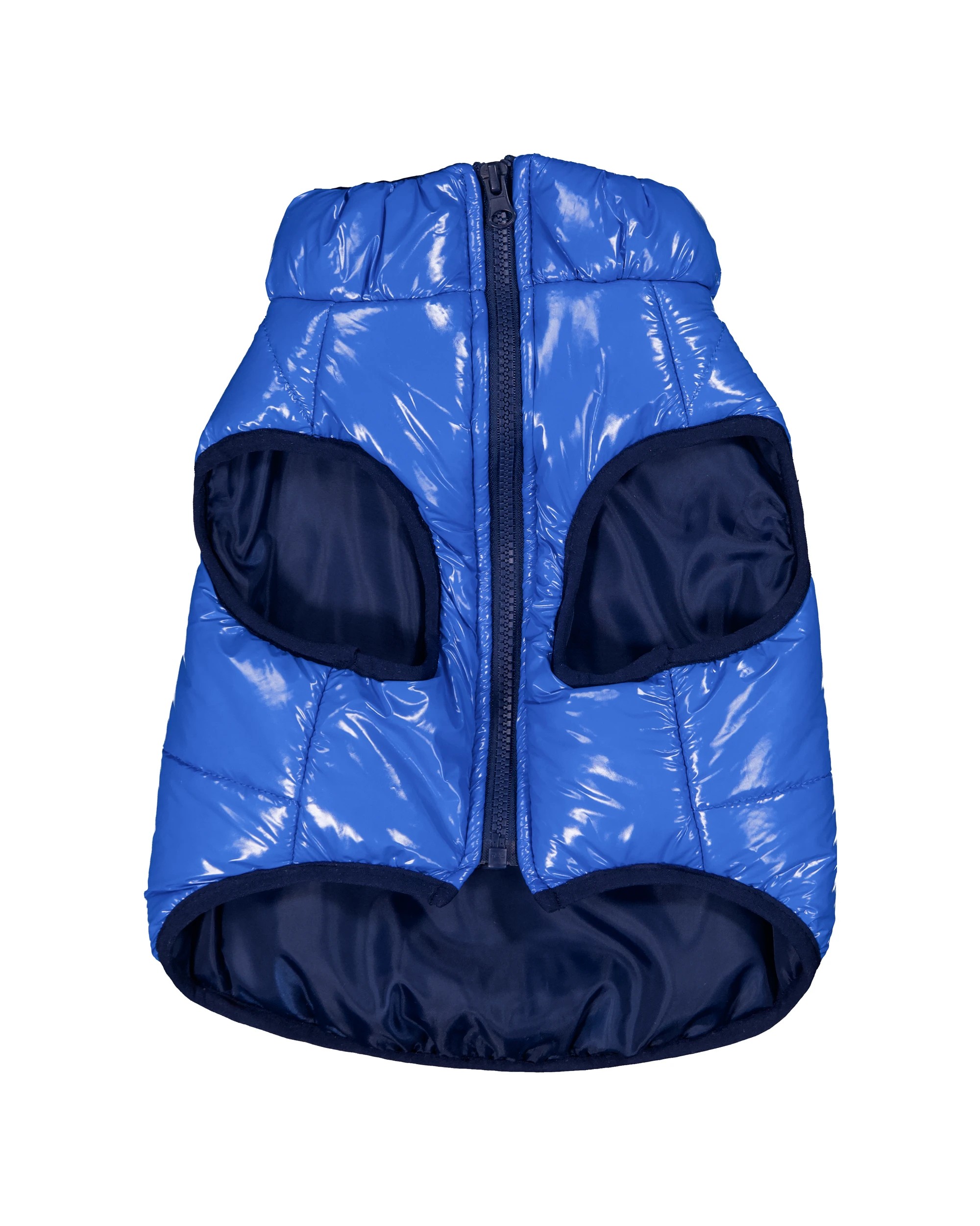 6 Pet Shine Puffer - Medium, Blue and Navy, 6 of 10