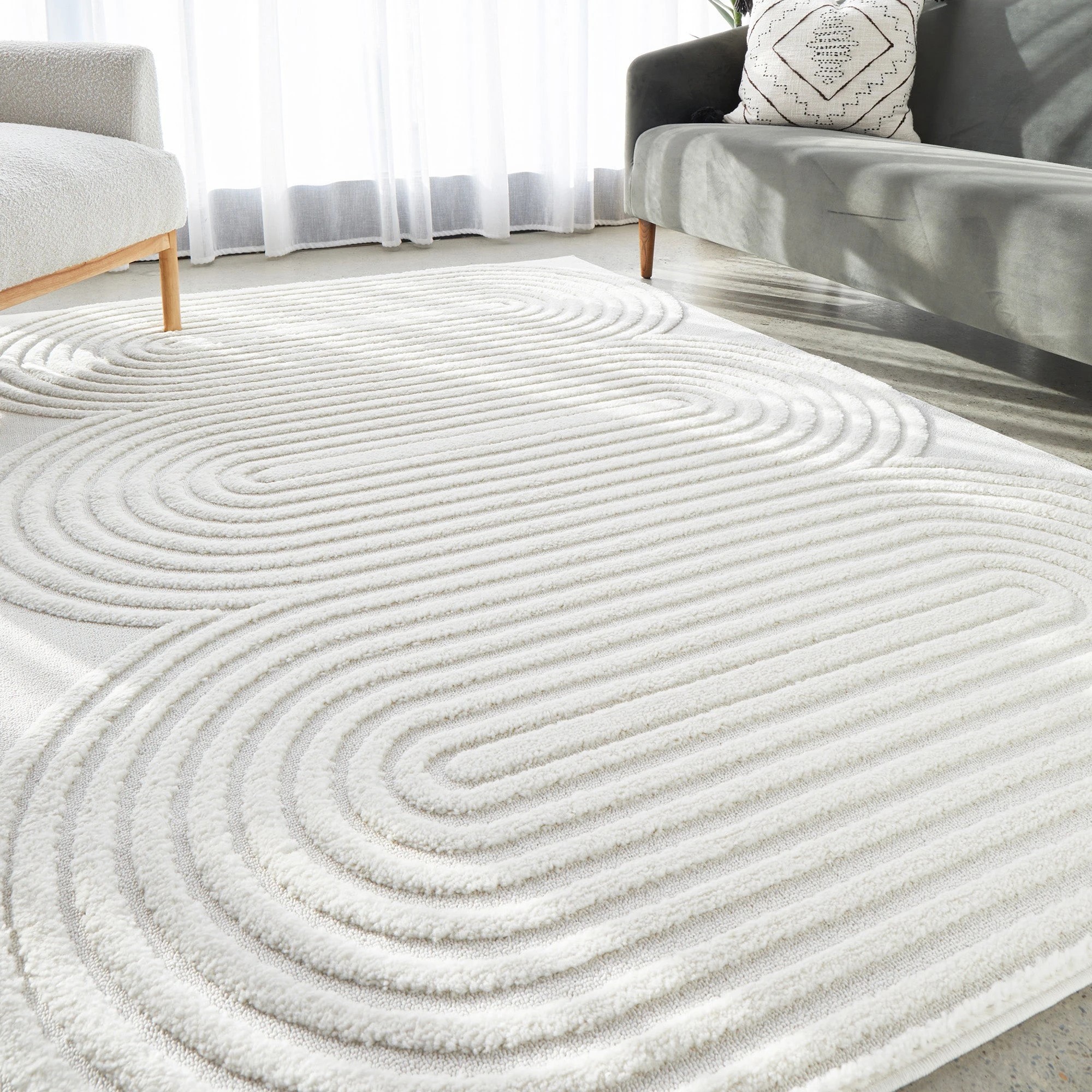 2 Common Ground Rugs Nirvana 69 290x200cm - White, 2 of 7