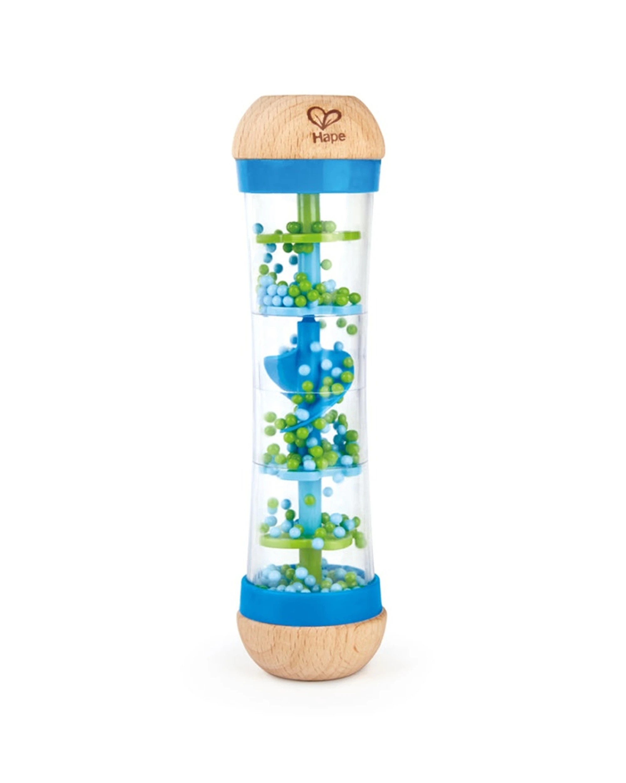 1 Hape Beaded Raindrops - Sensory Toy For Kids Toddlers Infant Developmental Toy - Blue, 1 of 3