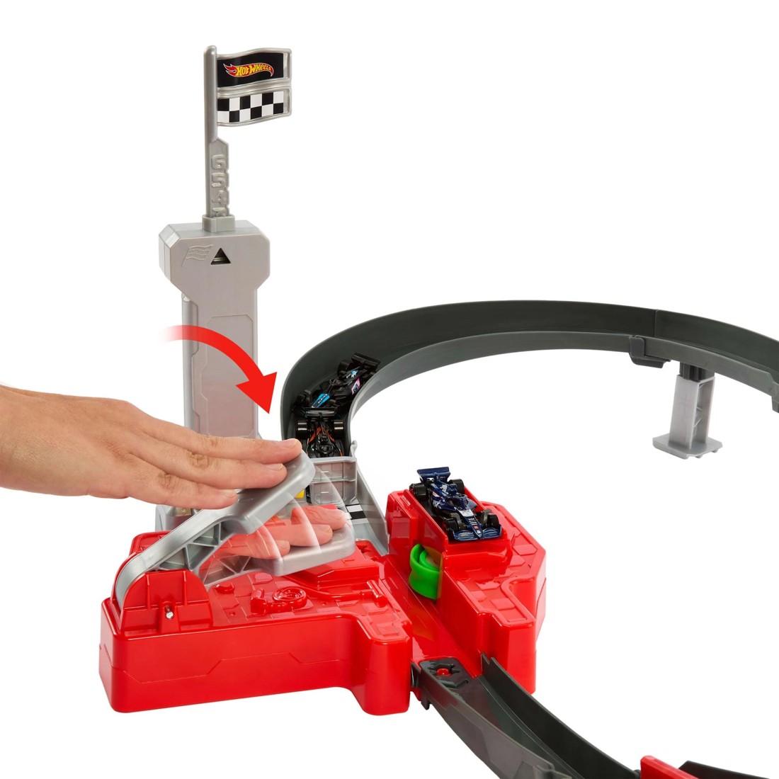 3 Hot Wheels Racing Formula 1 Sprint Race Circuit Track Set, 3 of 6