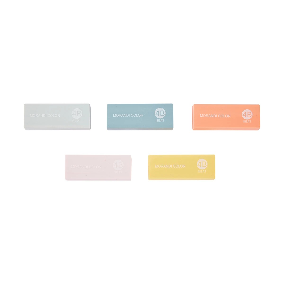 3 5 Pack Coloured Erasers, 3 of 5
