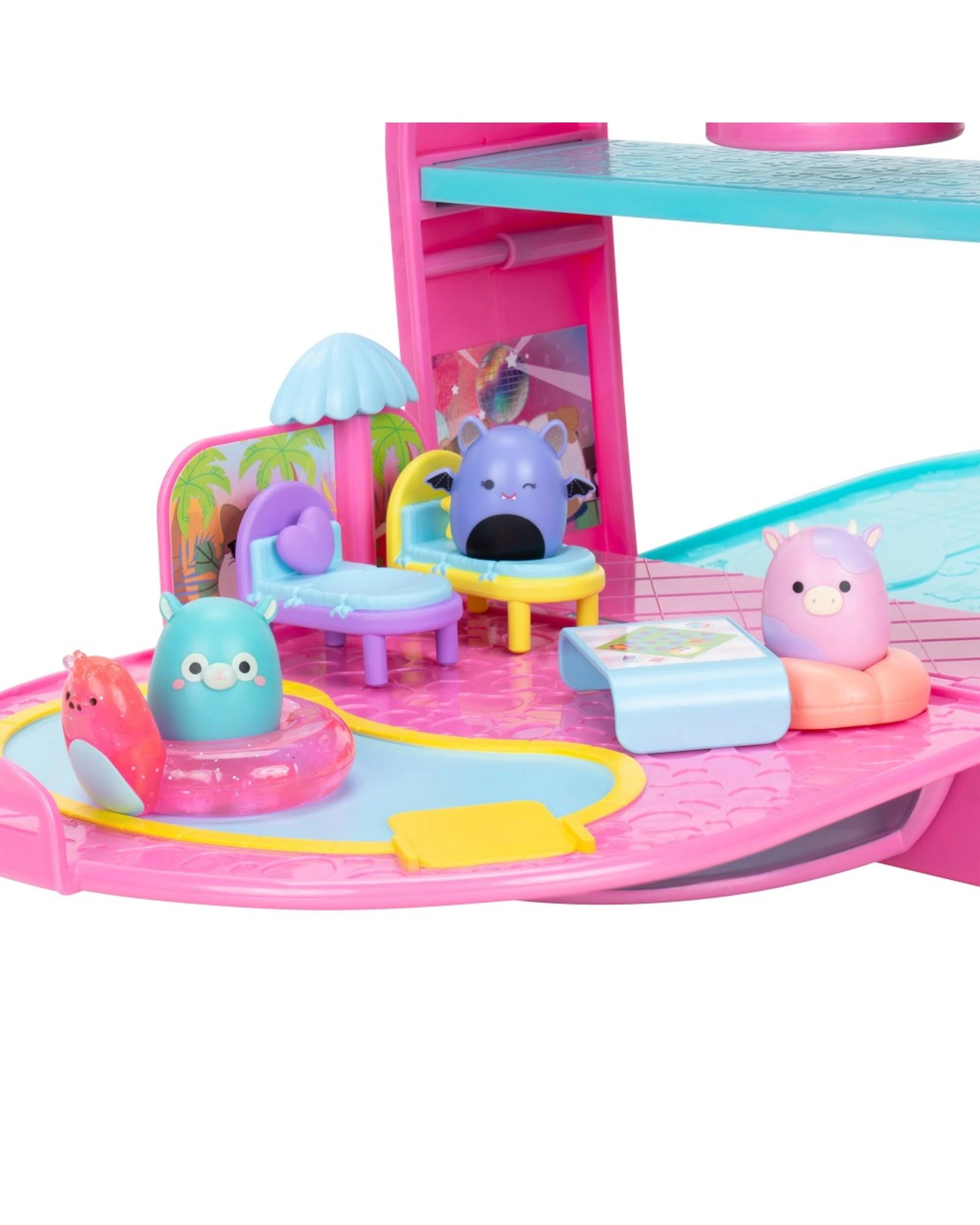 4 Squishmallows Squish-A-Longs Party Pack On The Go Playset, 4 of 10