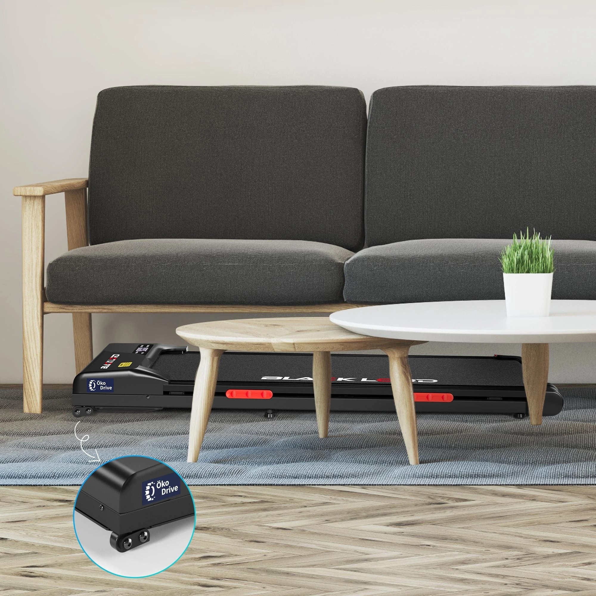 8 Black Lord Treadmill Electric Walking Pad Incline Gym Brushless Motor - Black, 8 of 9