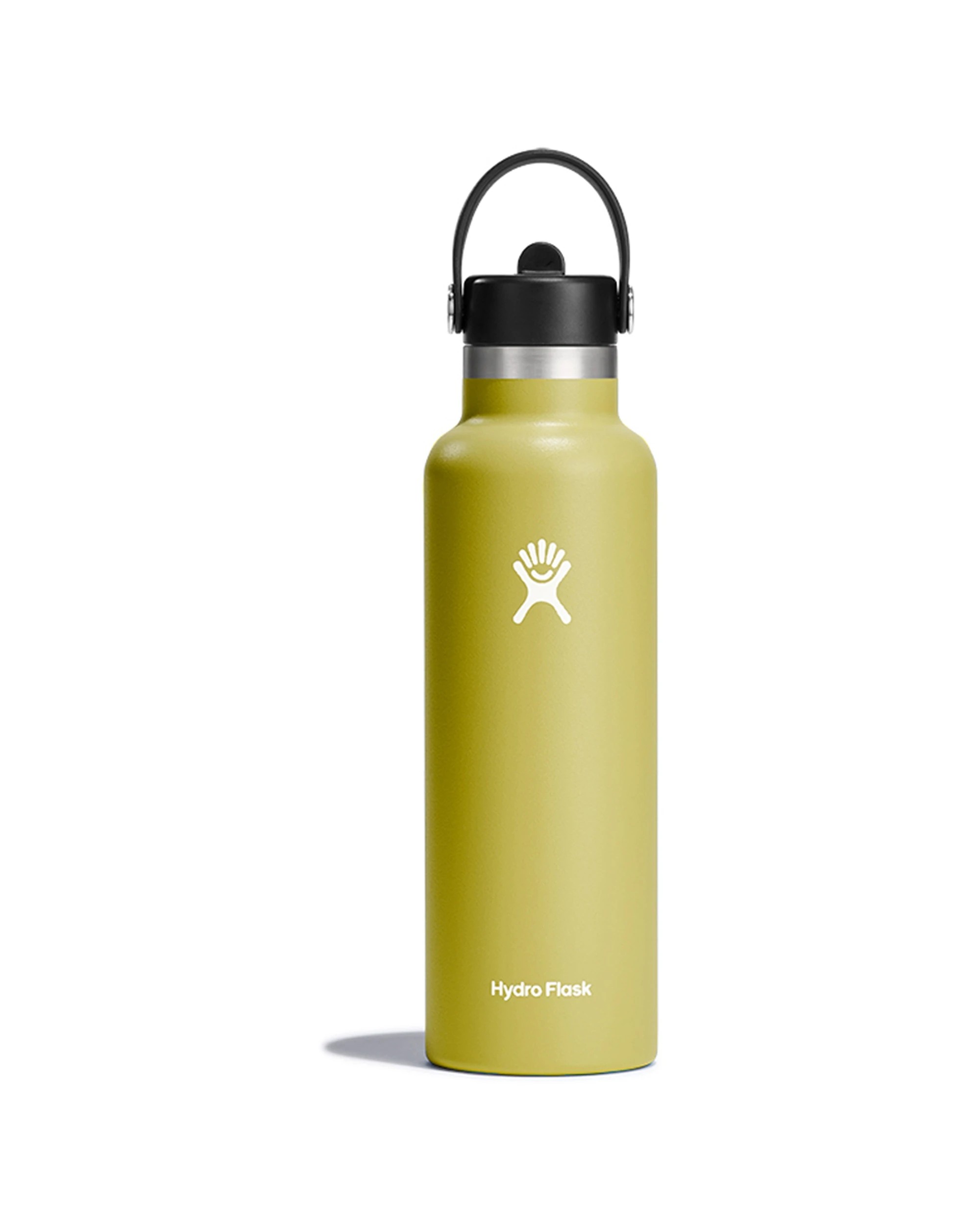 1 Hydro Flask Standard Mouth Straw Cap 621ml Stainless Steel Vacuum Insulated - Green, 1 of 1
