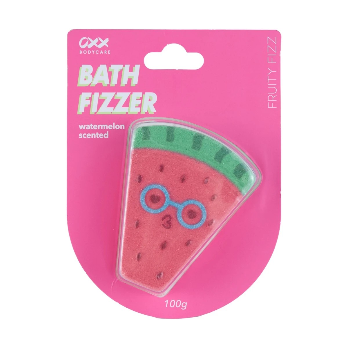 1 OXX Bodycare Fruity Fizz Bath Fizzer 100g - Watermelon Scented, 1 of 7