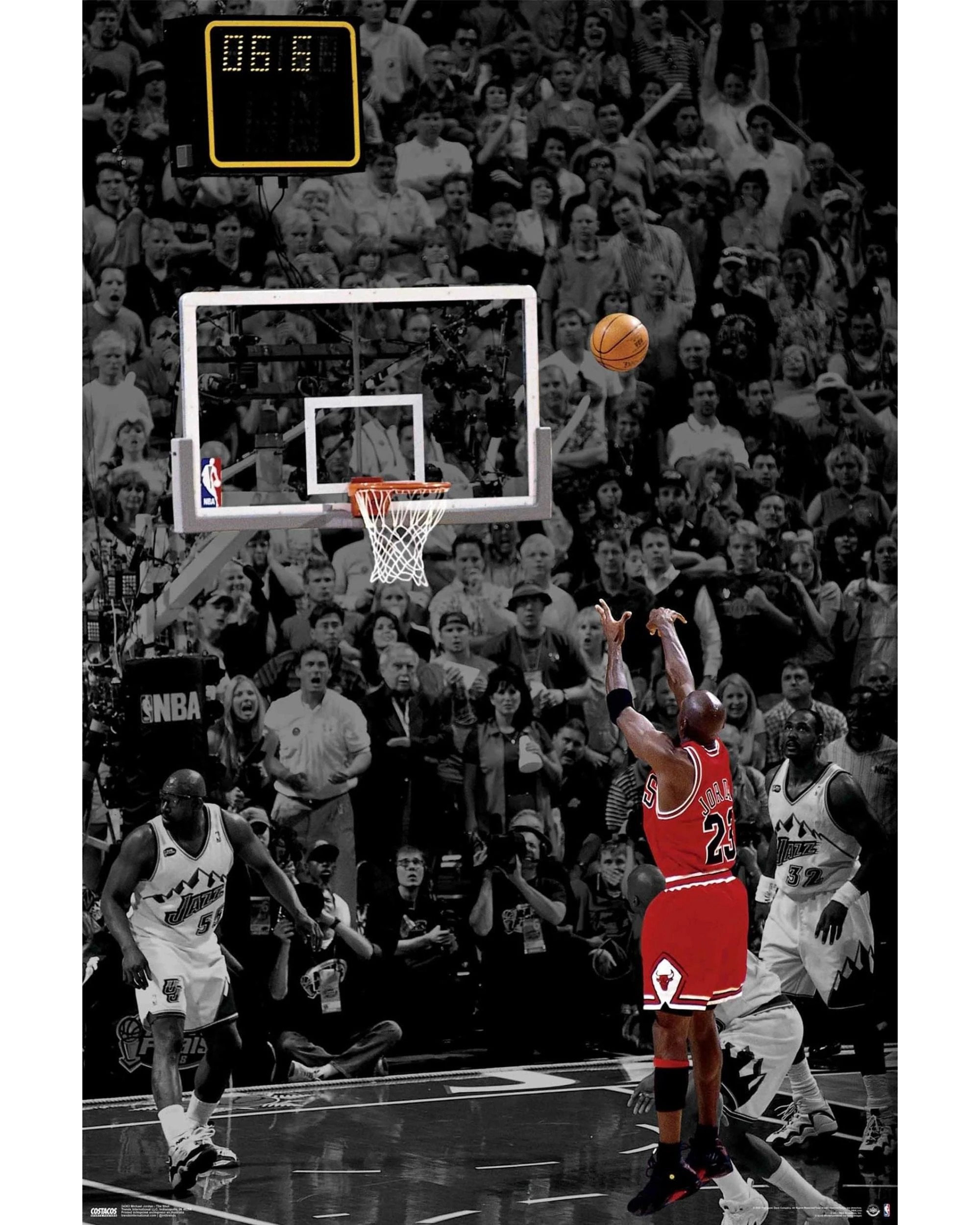 1 NBA Michael Jordan The Shot Poster, 1 of 1