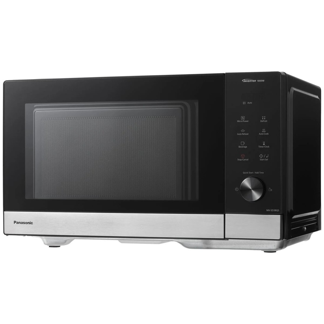 2 Panasonic 29Ltr 1000-Watt Inverter Microwave Black with Stainless Steel Trim-, 2 of 5
