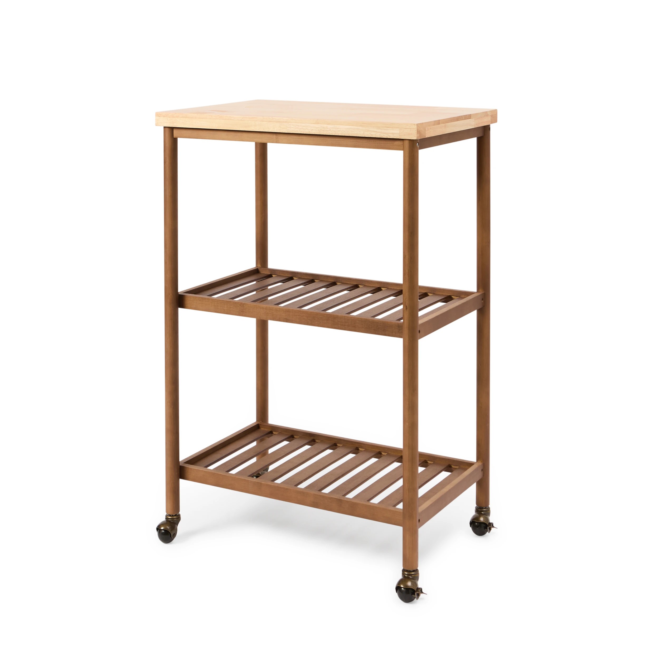 3 Wood Look Kitchen Trolley, 3 of 8