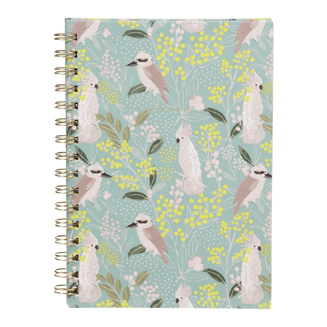 1 Otto A5 Australiana Spiral Notebook 128 Page, 1 of 4