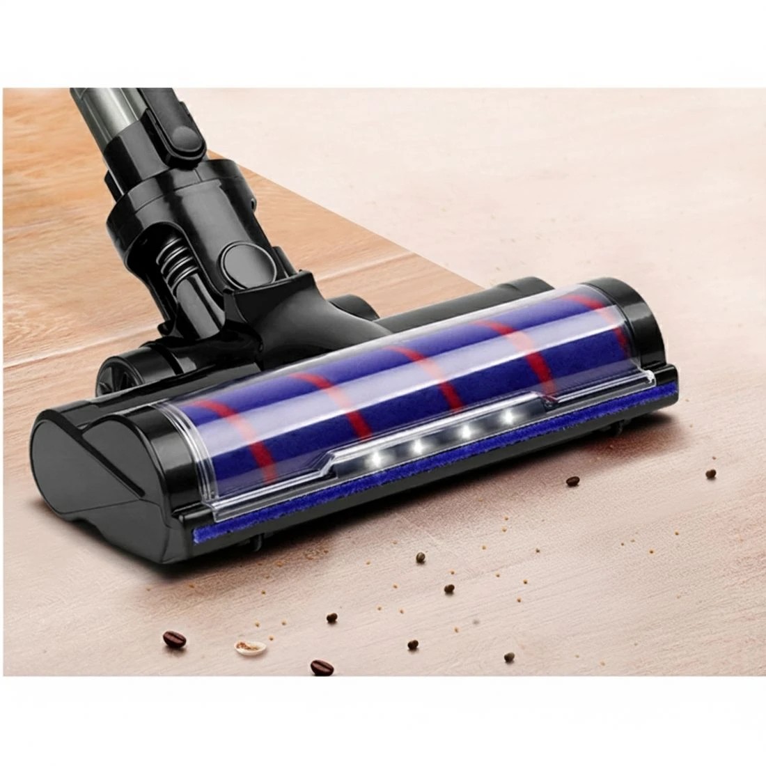 4 Devanti Stick Vacuum Cleaner Cordless Roller Brush 150W Purple - Purple, 4 of 6