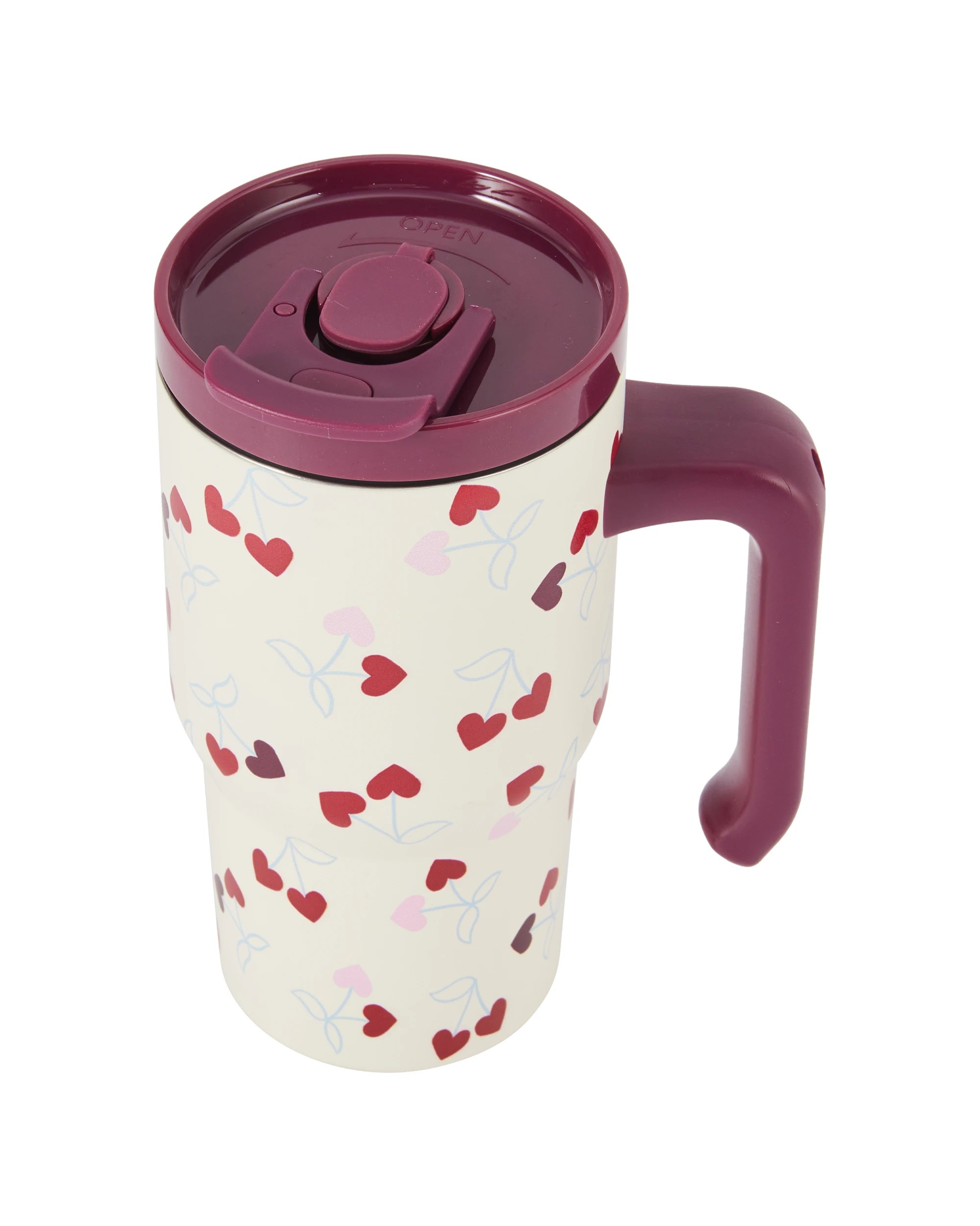 3 600ml Cherry Tumbler with Handle, 3 of 7