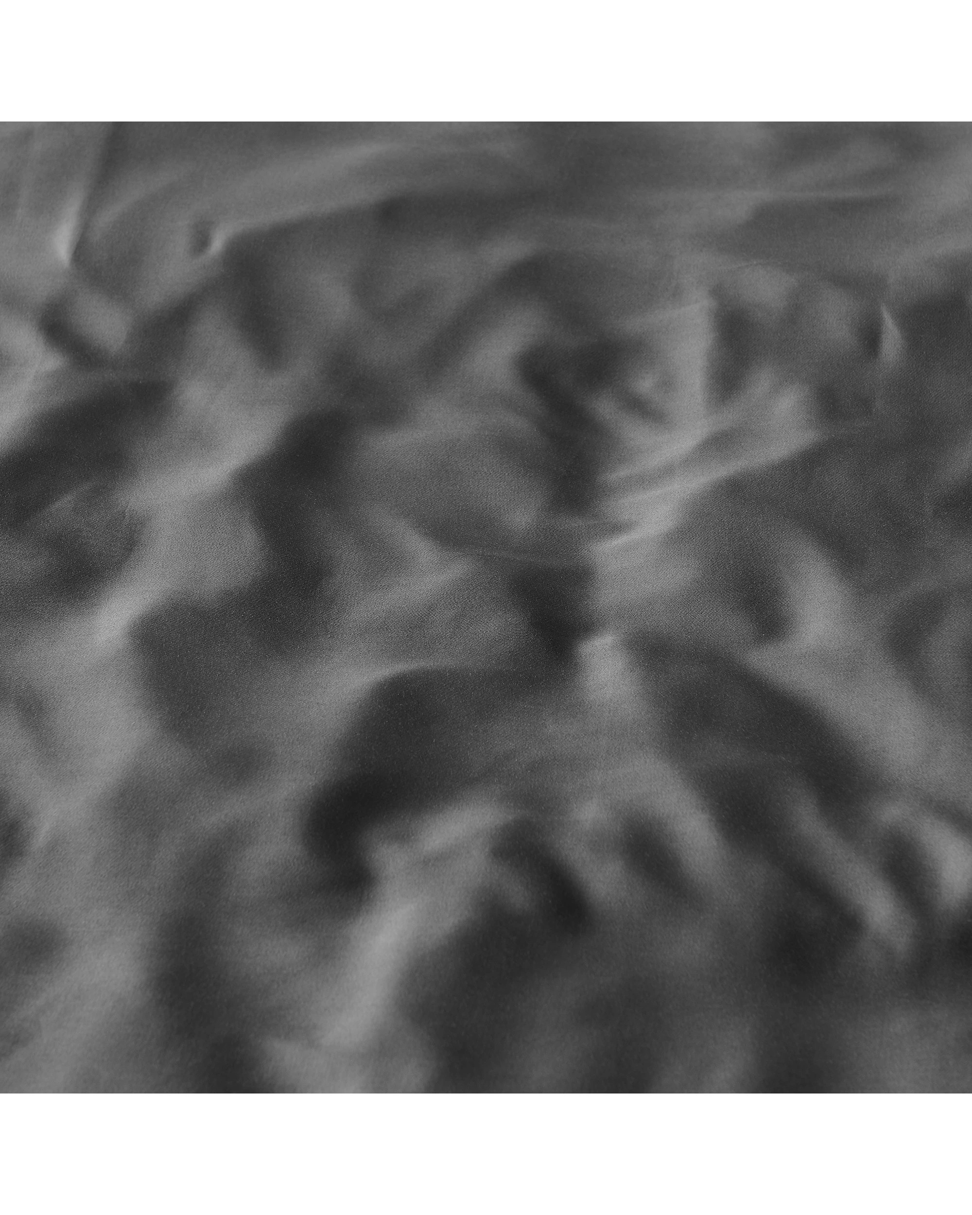 3 Natural Home 400TC 100% Bamboo Sateen Fitted Sheet Set - Single Bed - Charcoal, 3 of 5