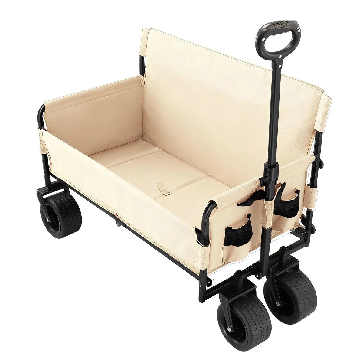 3 Ausway Foldable Beach Trolley Cart Wagon Utility Trailer Garden, 3 of 6