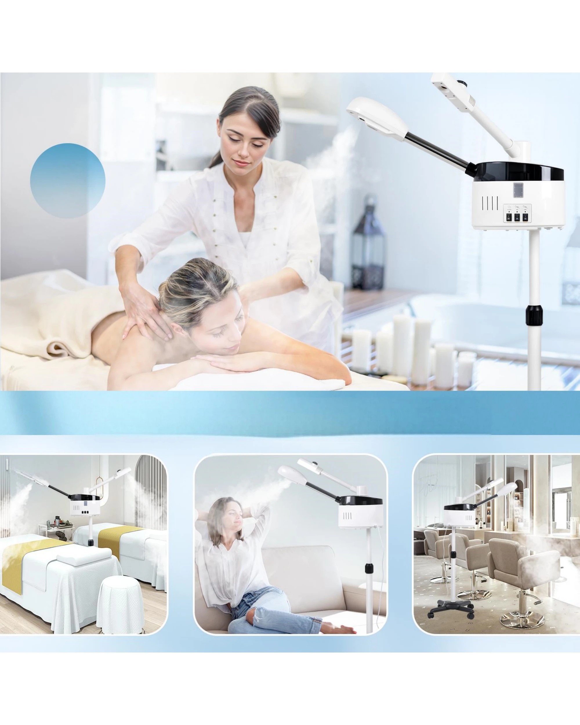 8 Advwin Facial Steamer for Clean Skin - White, 8 of 8