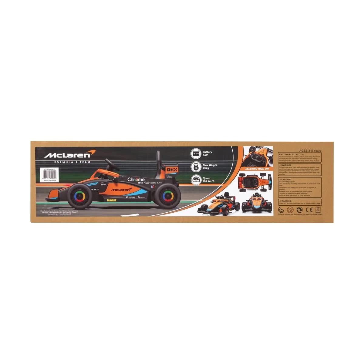 10 12V McLaren Formula 1 Team MCL60 Electric Ride On, 10 of 10