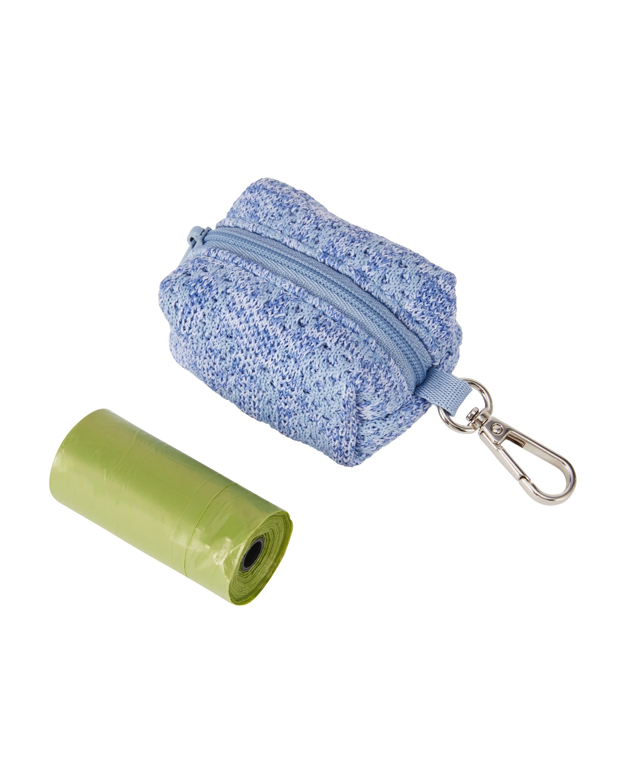 4 Blue Knit Lead and Clean Up Bag Holder, 4 of 5