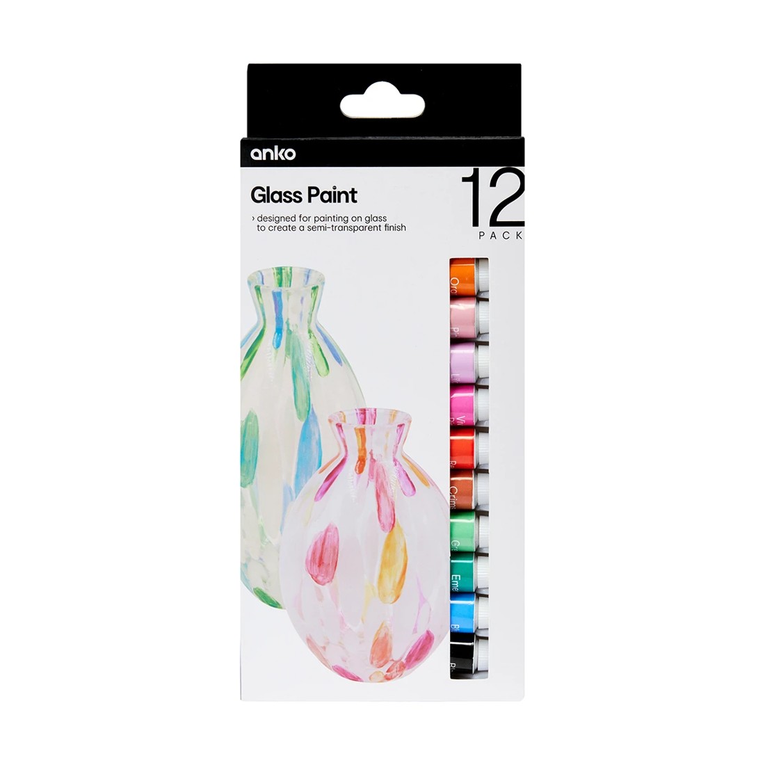 1 12 Pack Glass Paint, 1 of 8