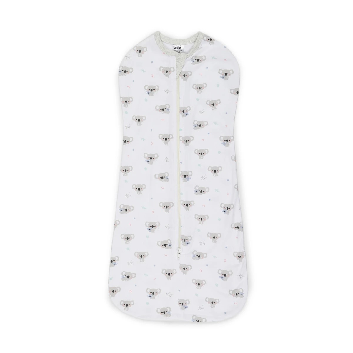 3 2 Pack Organic Cotton Swaddle Pouches - Koala, 3 of 6
