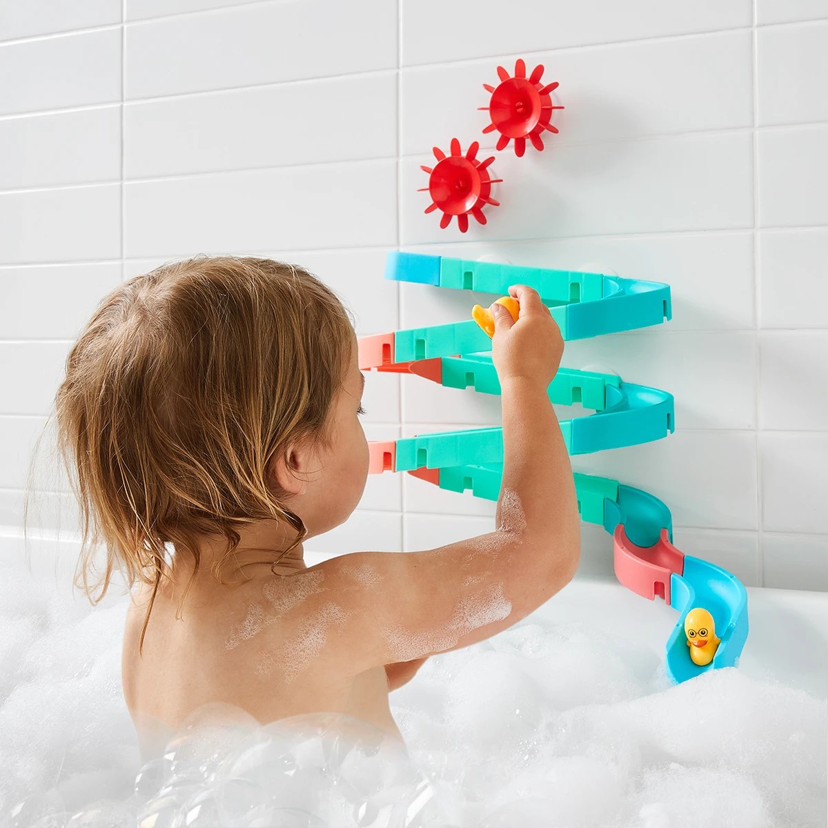 1 Duck Water Slide Bath Toy, 1 of 8