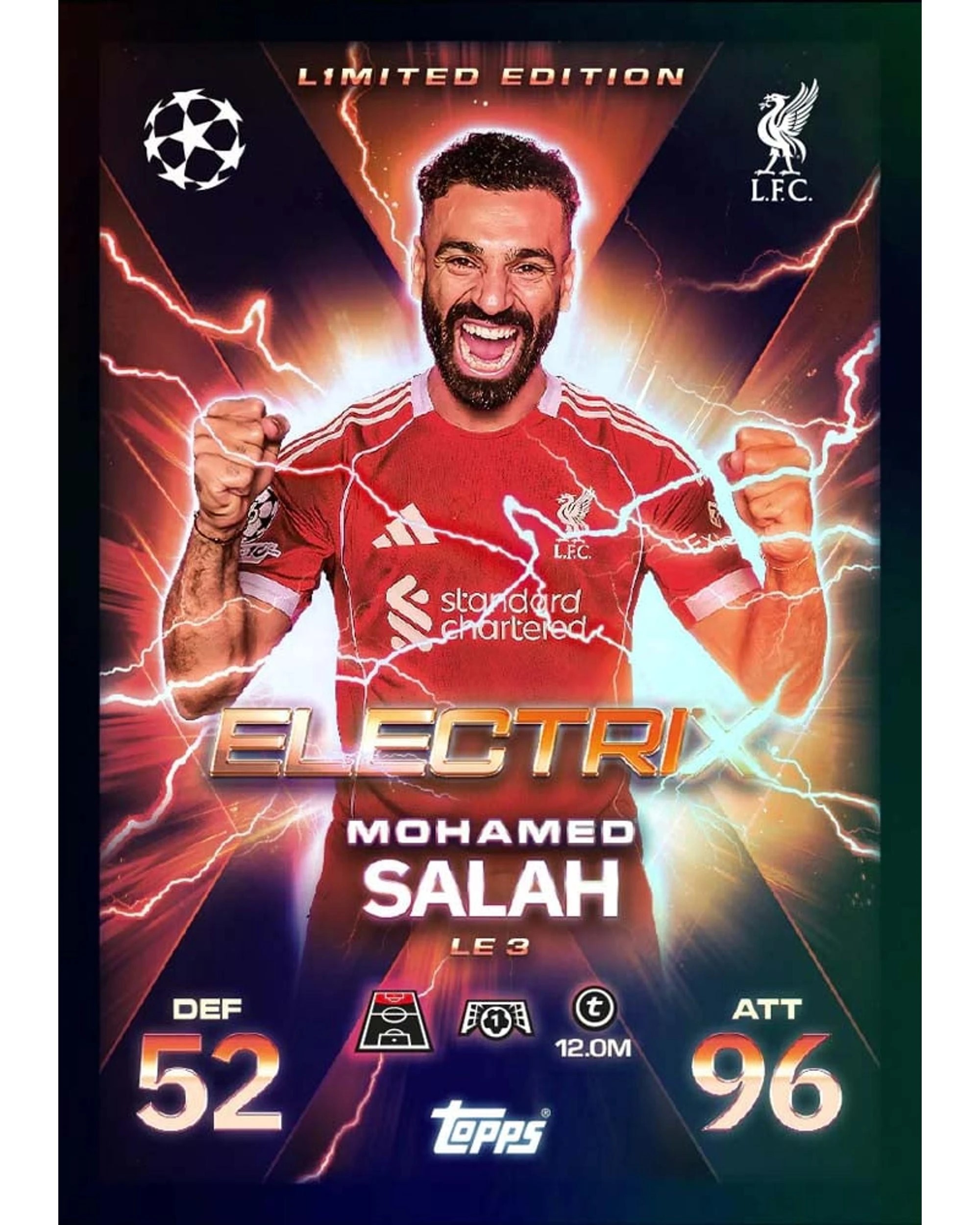3 Topps Match Attax Extra UEFA Club Competitions 2025/2026 Edition Trading Cards Booster Pack, 3 of 10