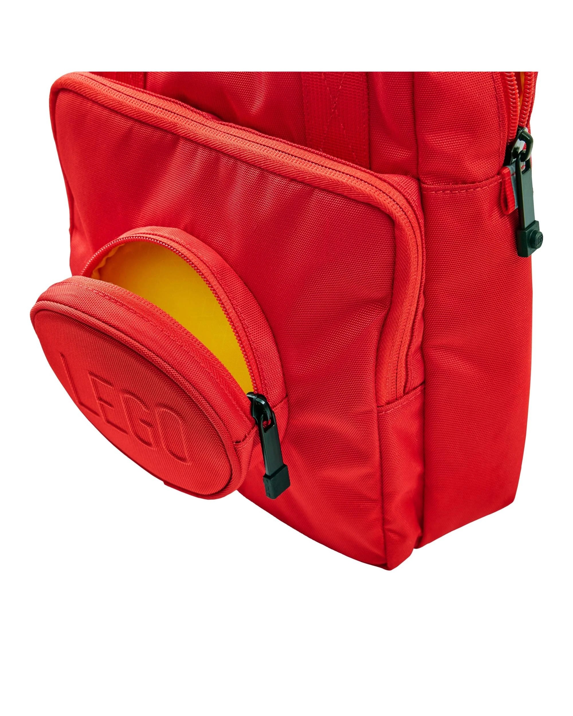 4 LEGO Brick 1x1 Bright Red Kids Backpack, 4 of 5