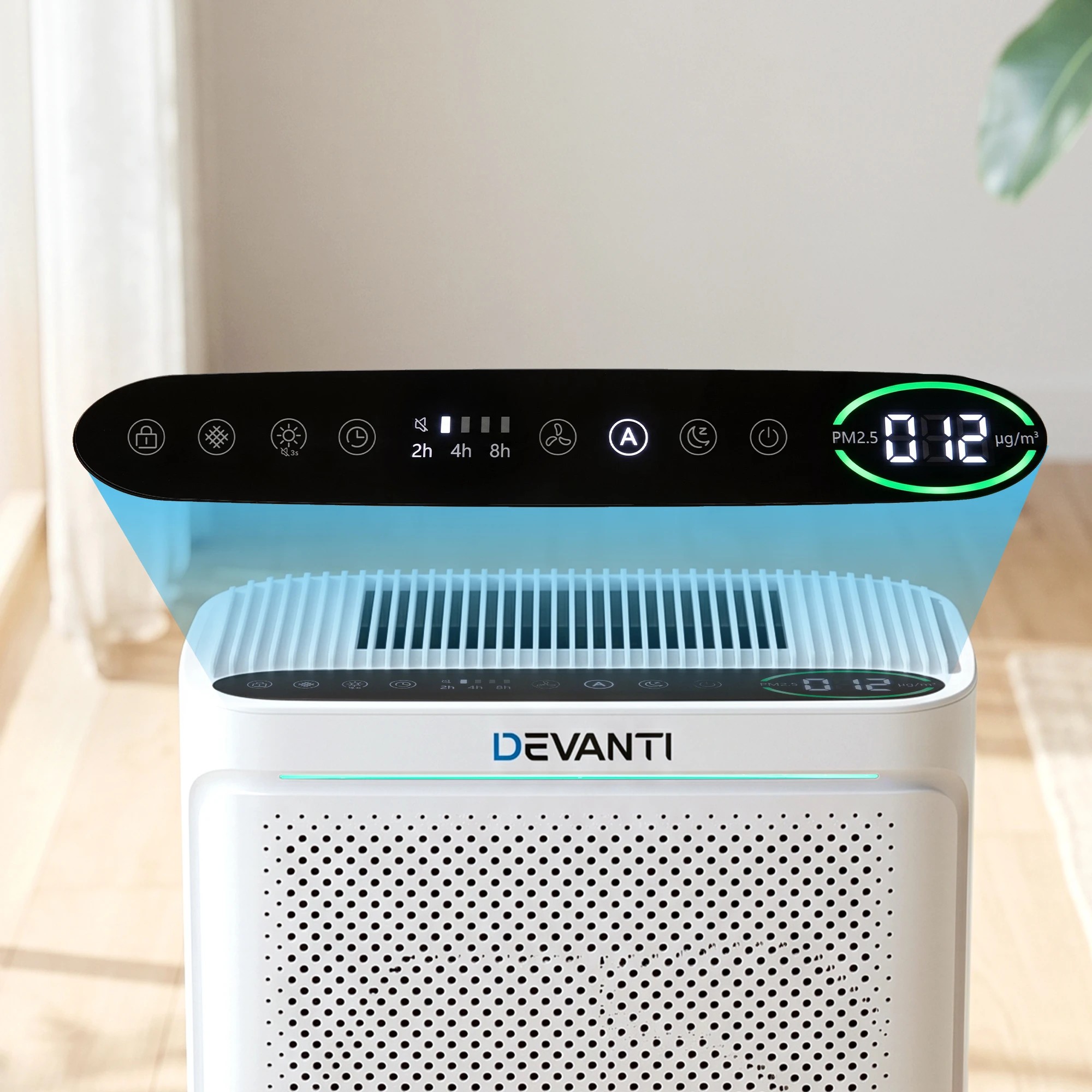 7 Devanti Air Purifier 4 Fan Speed - White, 7 of 9