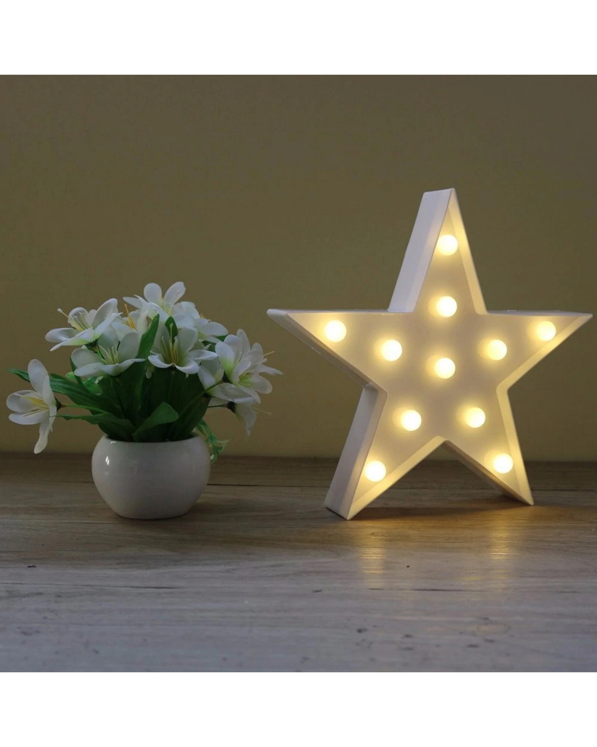 5 Partyrama White Light Up LED Star Light, 5 of 5