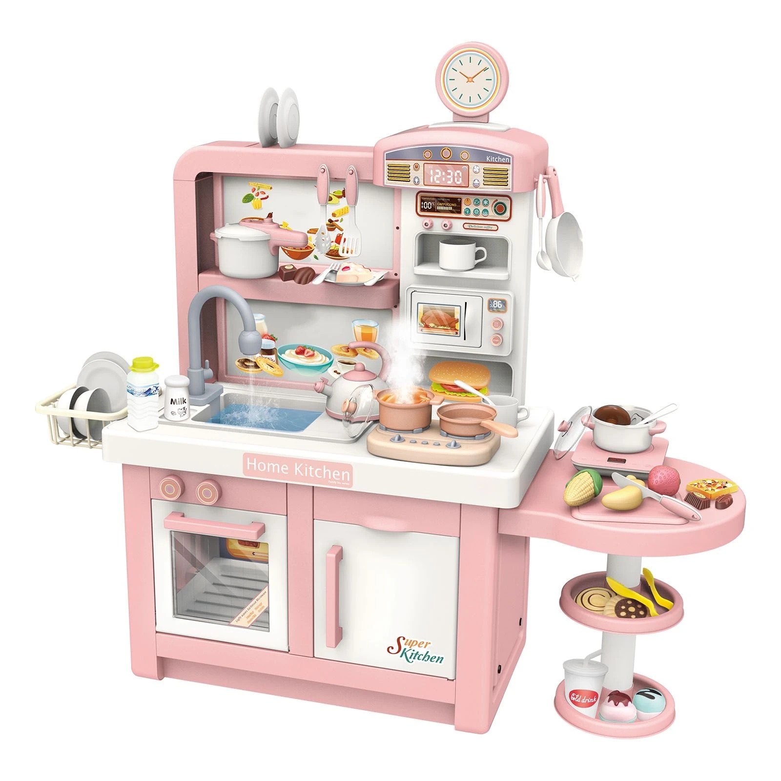 1 AUSWAY Pretend Kitchen Play Role Cooking Toys Set, 1 of 5