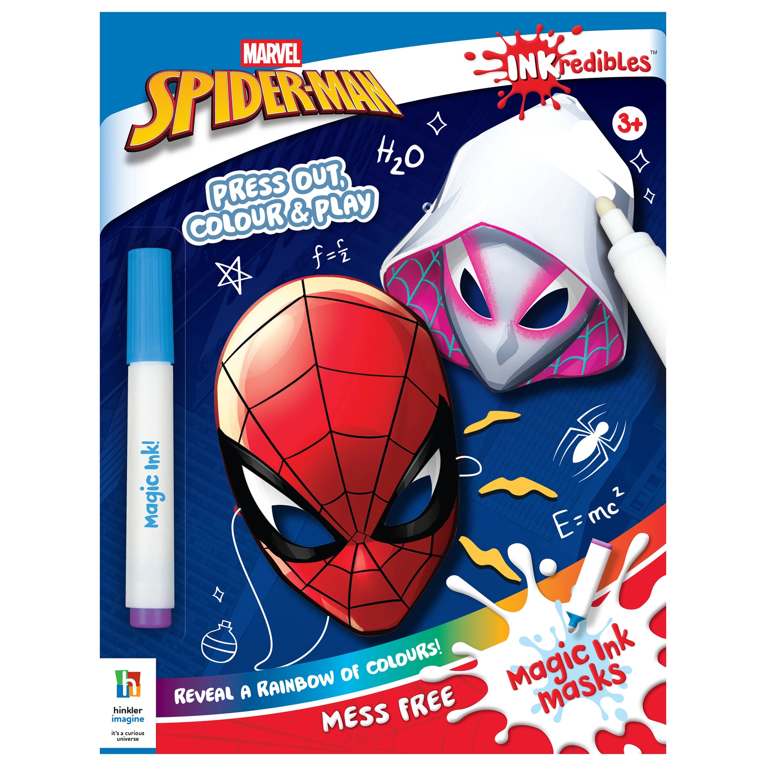 1 INKredibles Marvel Spider-Man Magic Ink Masks - Book, 1 of 4