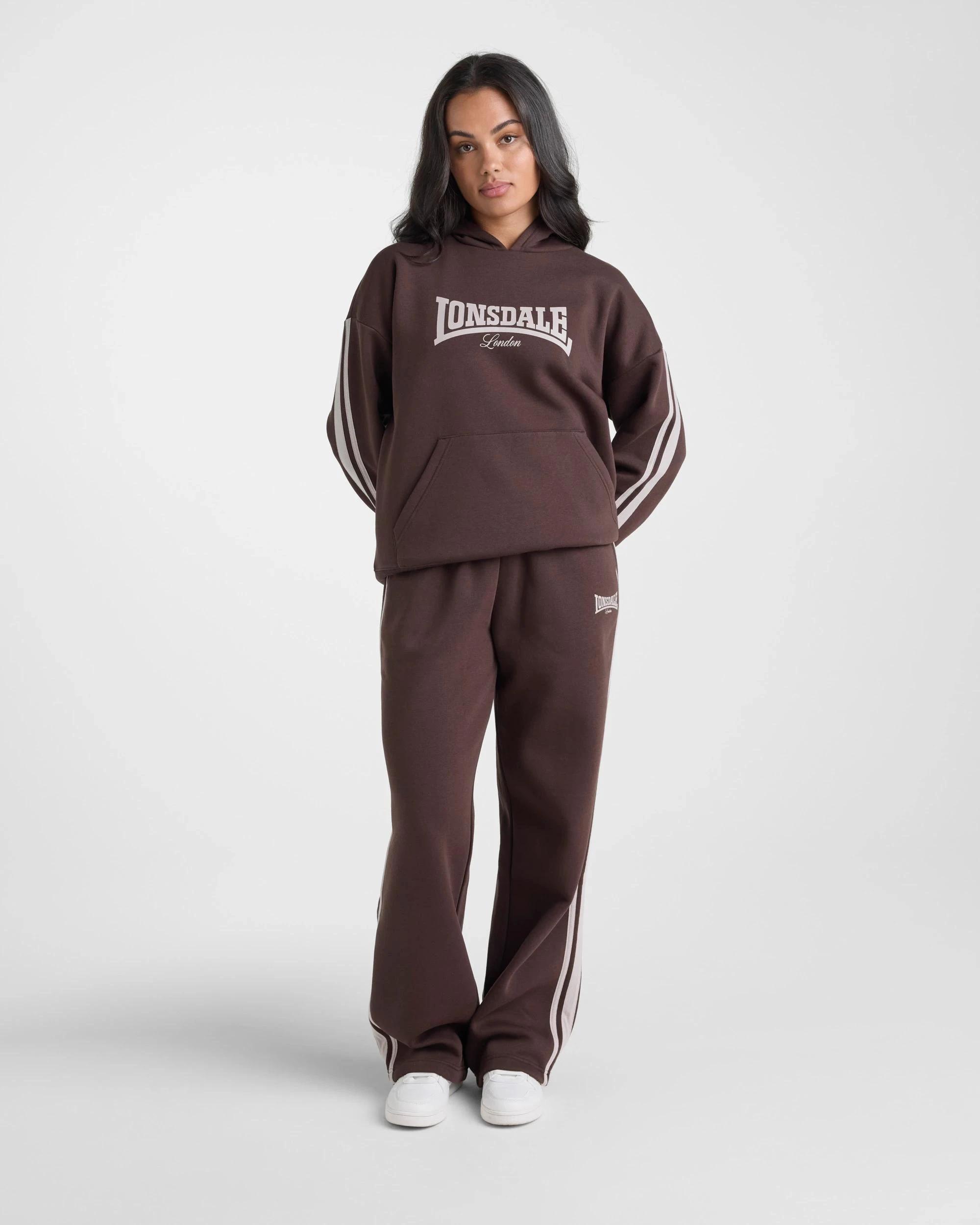 4 Lonsdale London Hoodie CHOCOLATE, 4 of 4