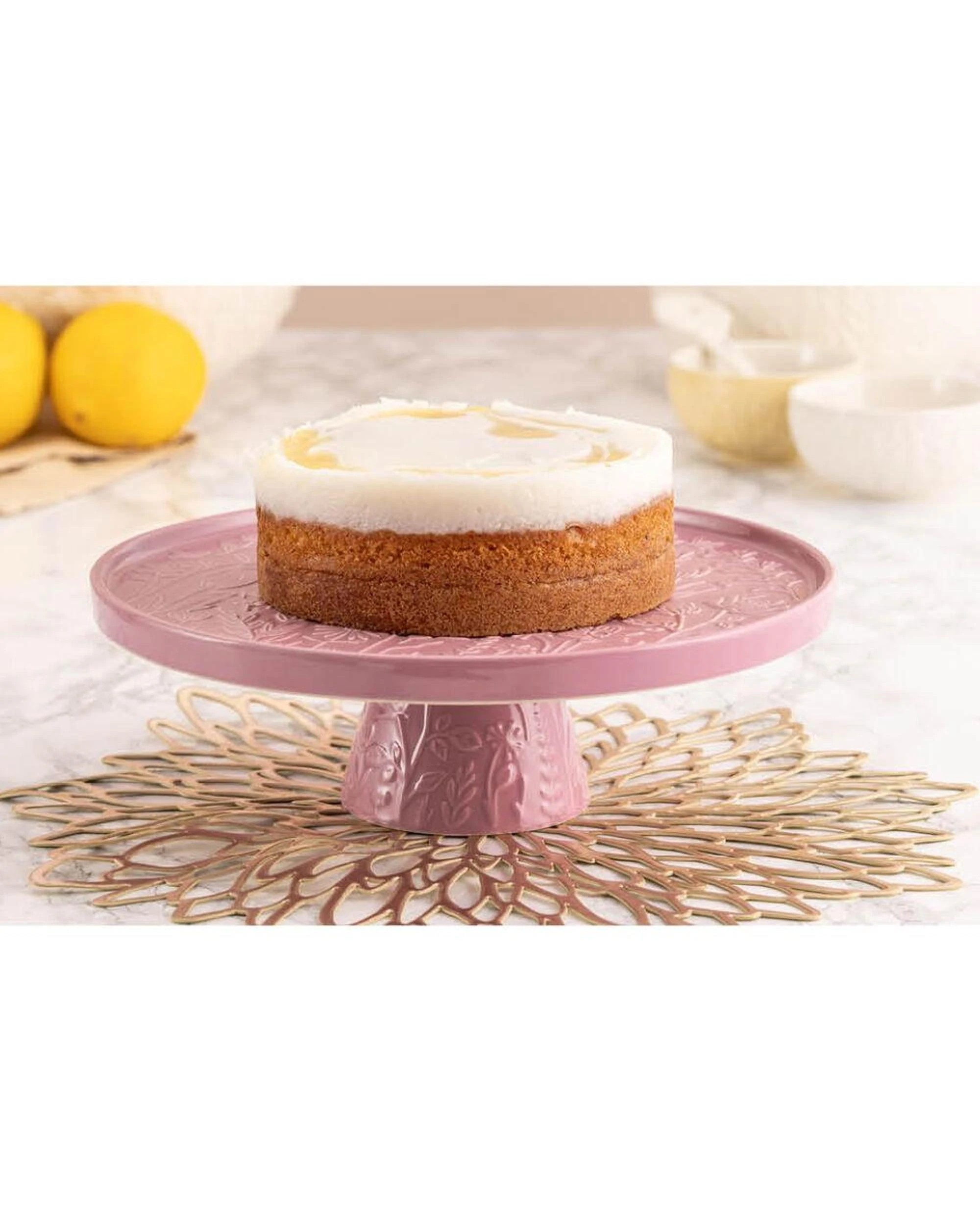 3 Mason Cash In The Meadow Pink Cake Stand 27 x 10cm - Pink, 3 of 3
