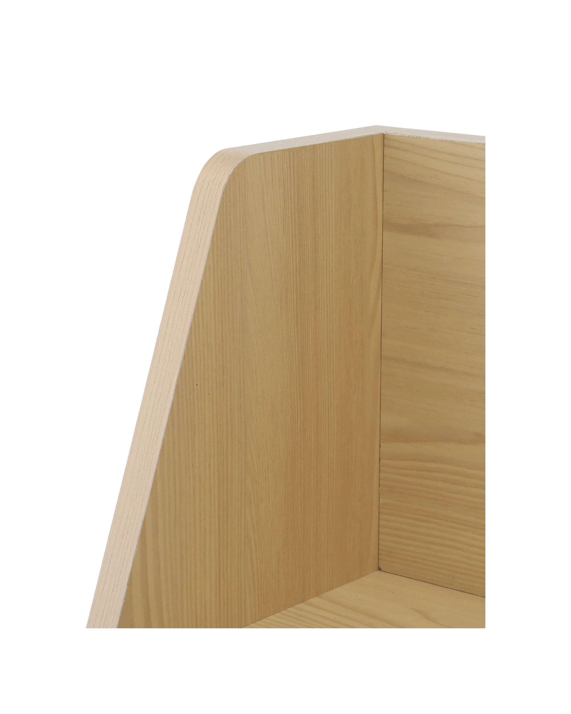 6 Keezi Kids Bookshelf  Bookcase Children Storage Rack Display Shelves Holder - Natural, 6 of 8