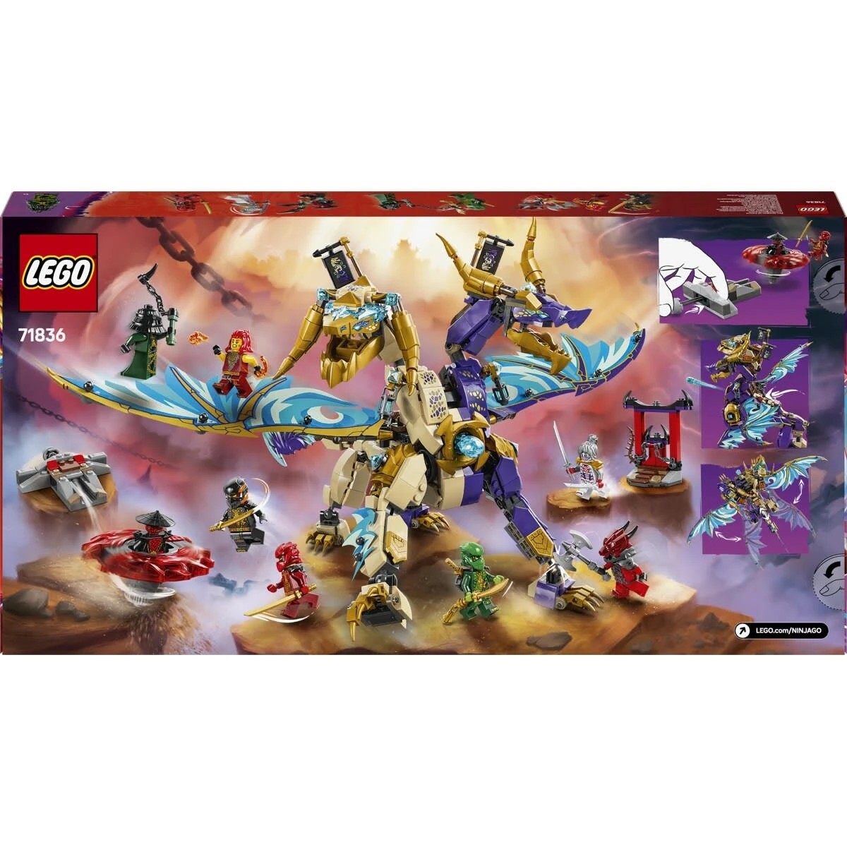 10 LEGO NINJAGO Arc Dragon of Focus 71836, 10 of 10