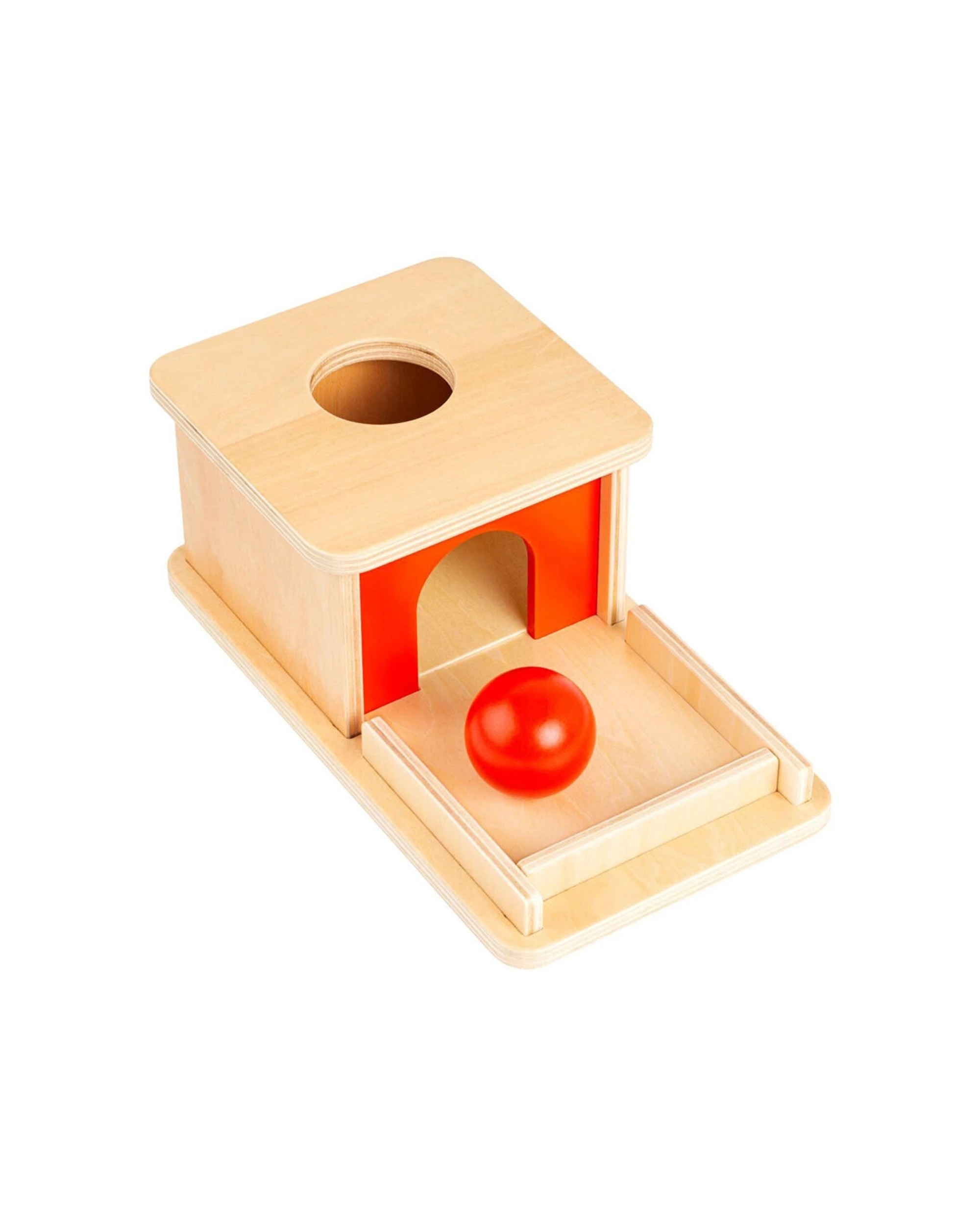 3 Educo Peek-A-Boo Box Object Permanence - Wooden Toy - Birth To 3 Years - Multi, 3 of 3