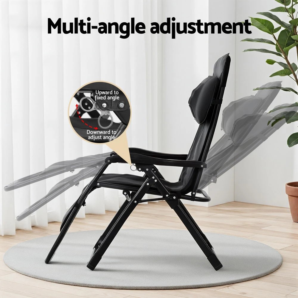 6 Livemor Massage Chair Electric Recliner Home Massager AYAN - Black, 6 of 7