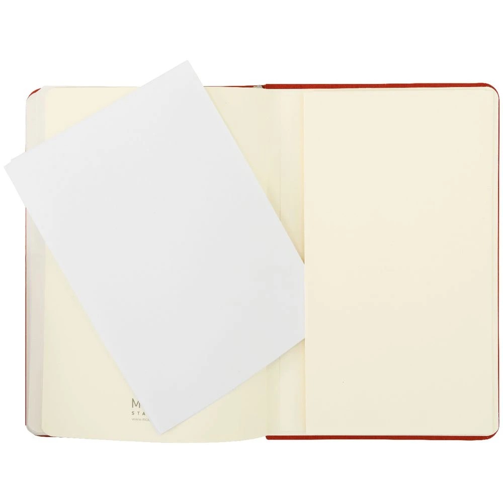 5 Modena A5 Linen Plain Notebook Orange, 5 of 5