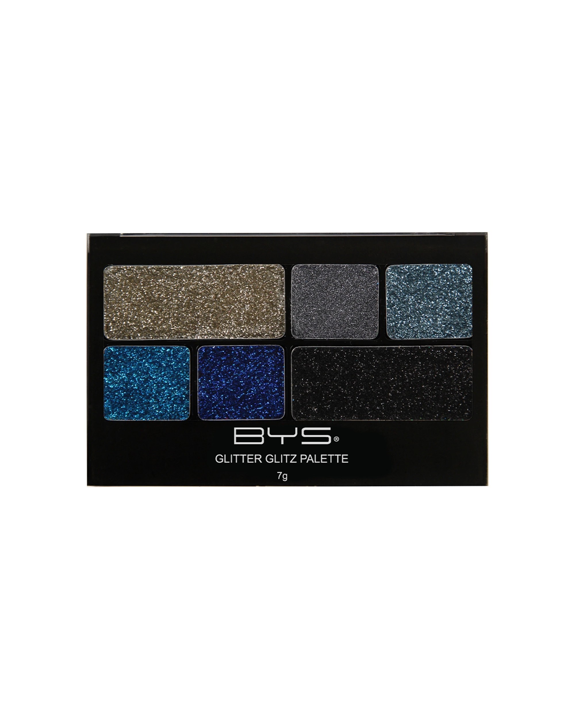 1 BYS Glitter Glitz 7g Makeup Palette Azure 6 Shades - Multi, 1 of 1