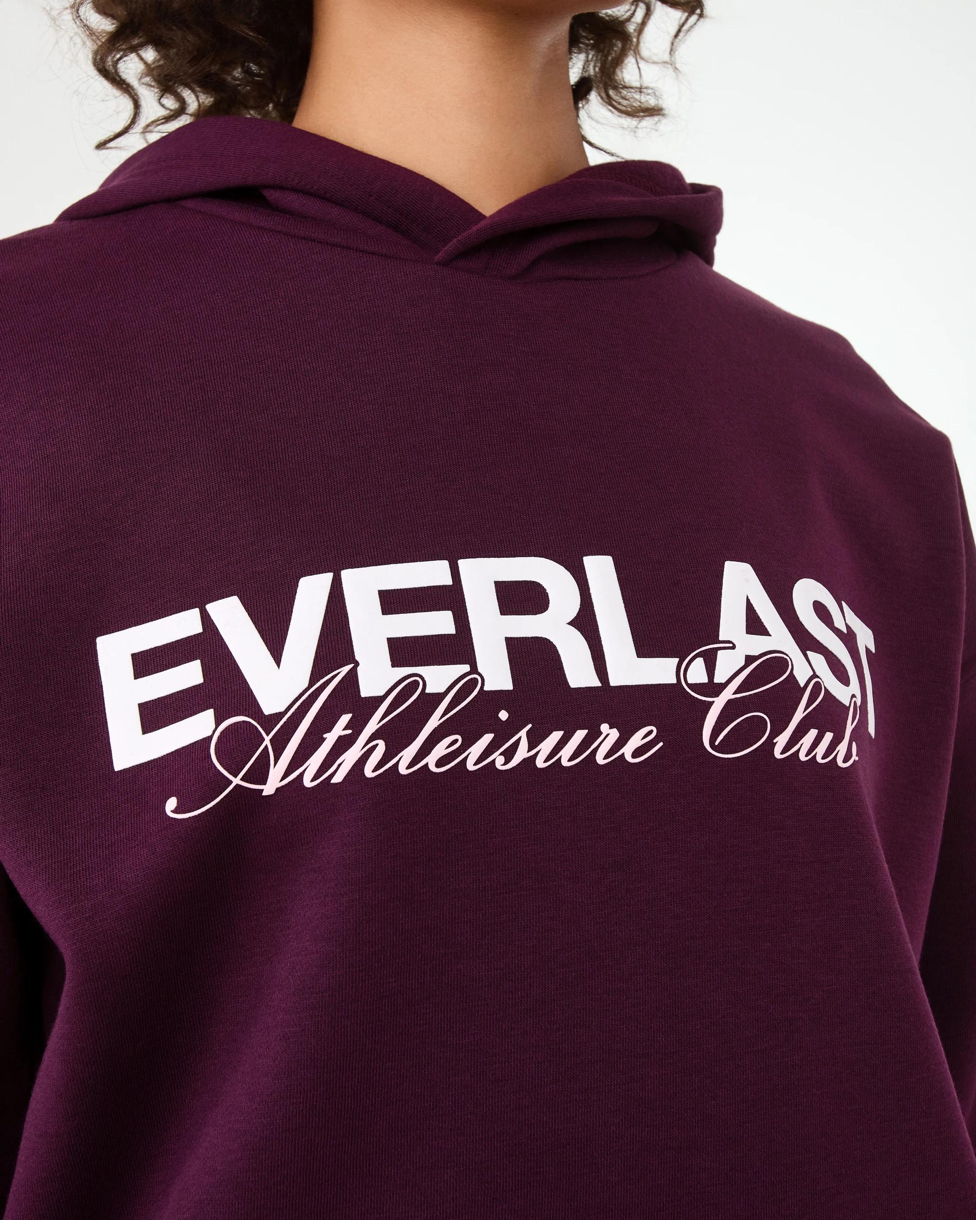 8 Everlast Womens Street Hoodie Deep Plum, 8 of 10