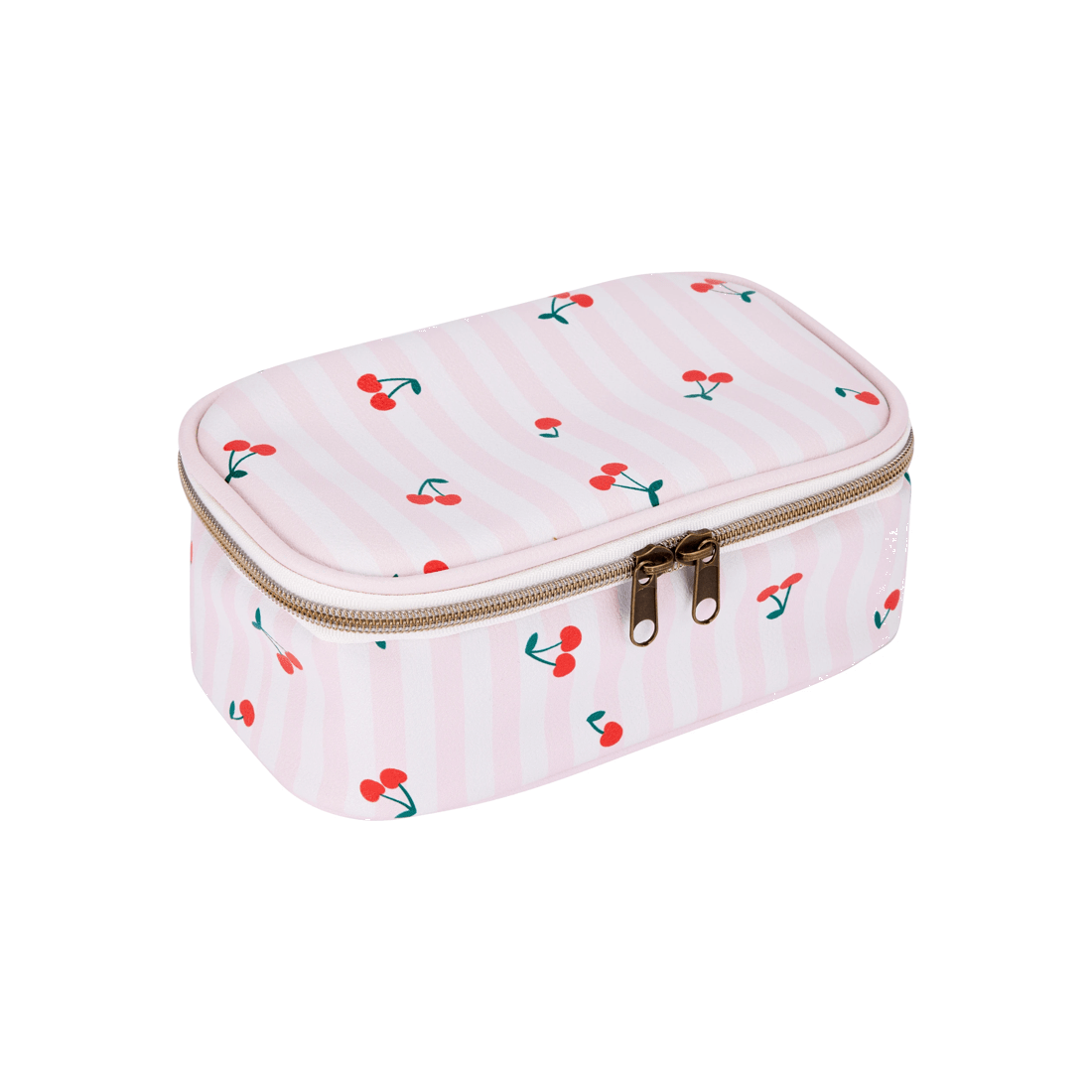 2 Zip Top Pencil Case - Cherry, 2 of 6